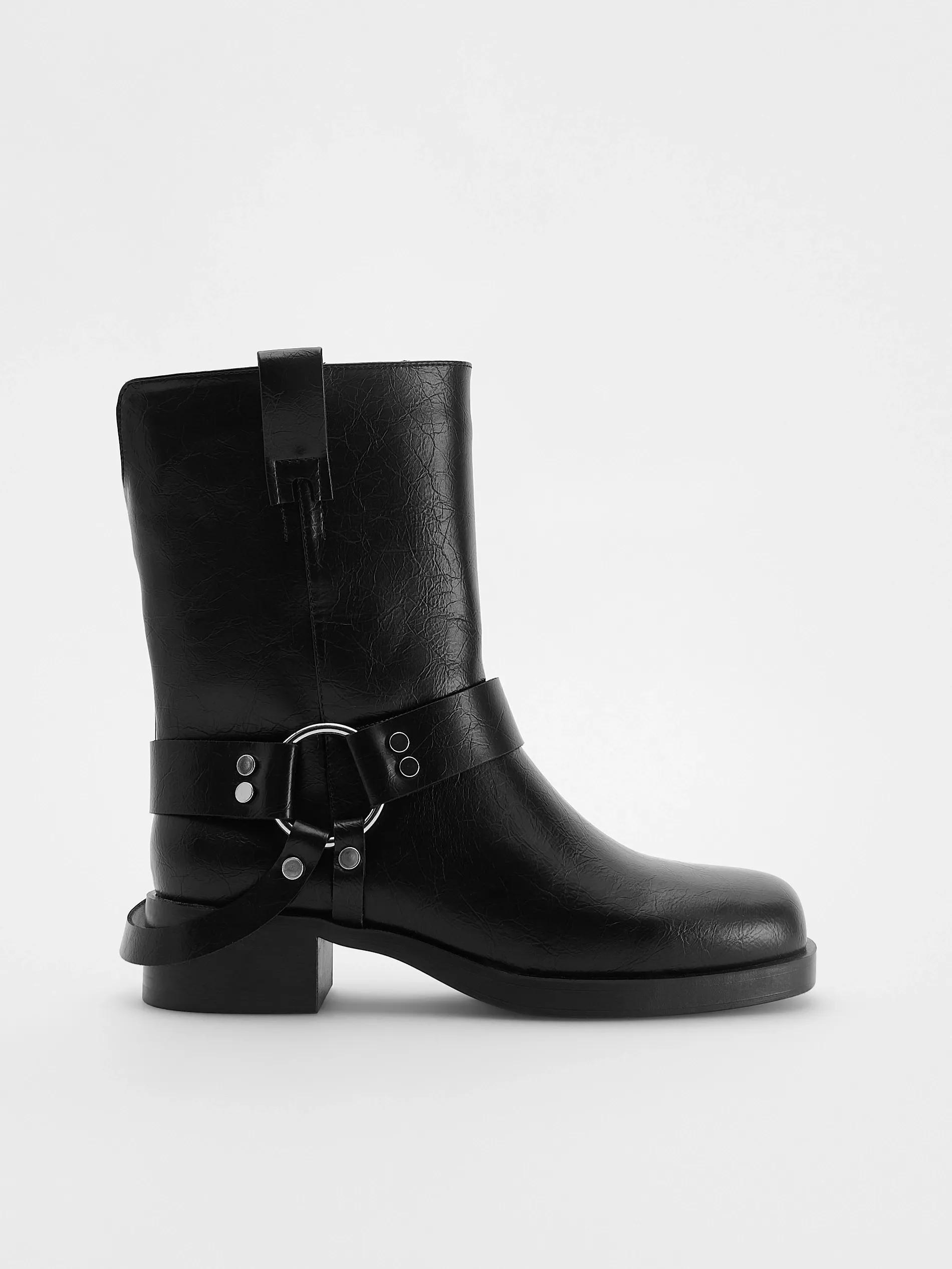 Black Ankle Boots, , large image number 0