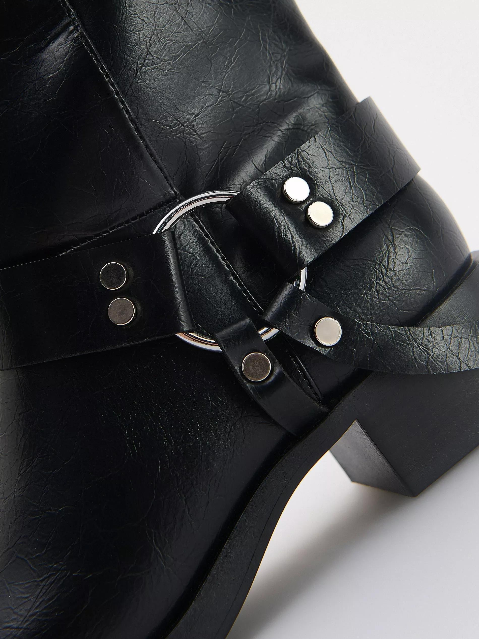 Black Ankle Boots, , large image number 4