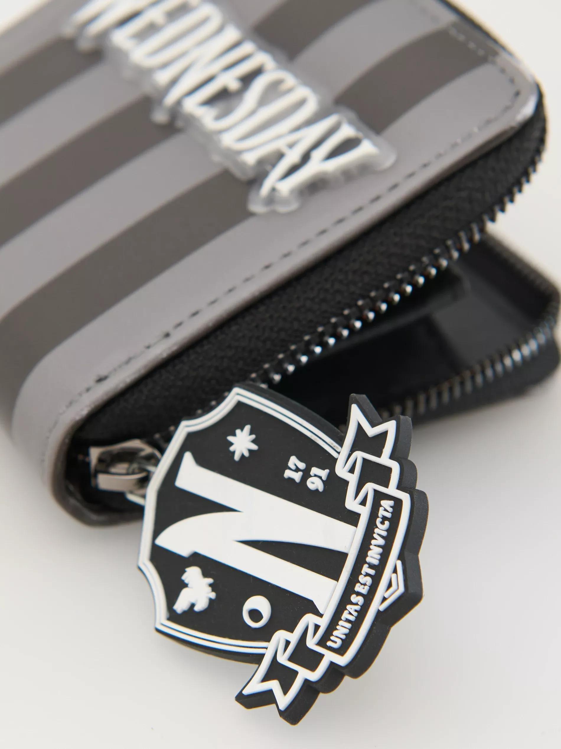 Black Wallet, Kids Unisex, Black, large image number 2