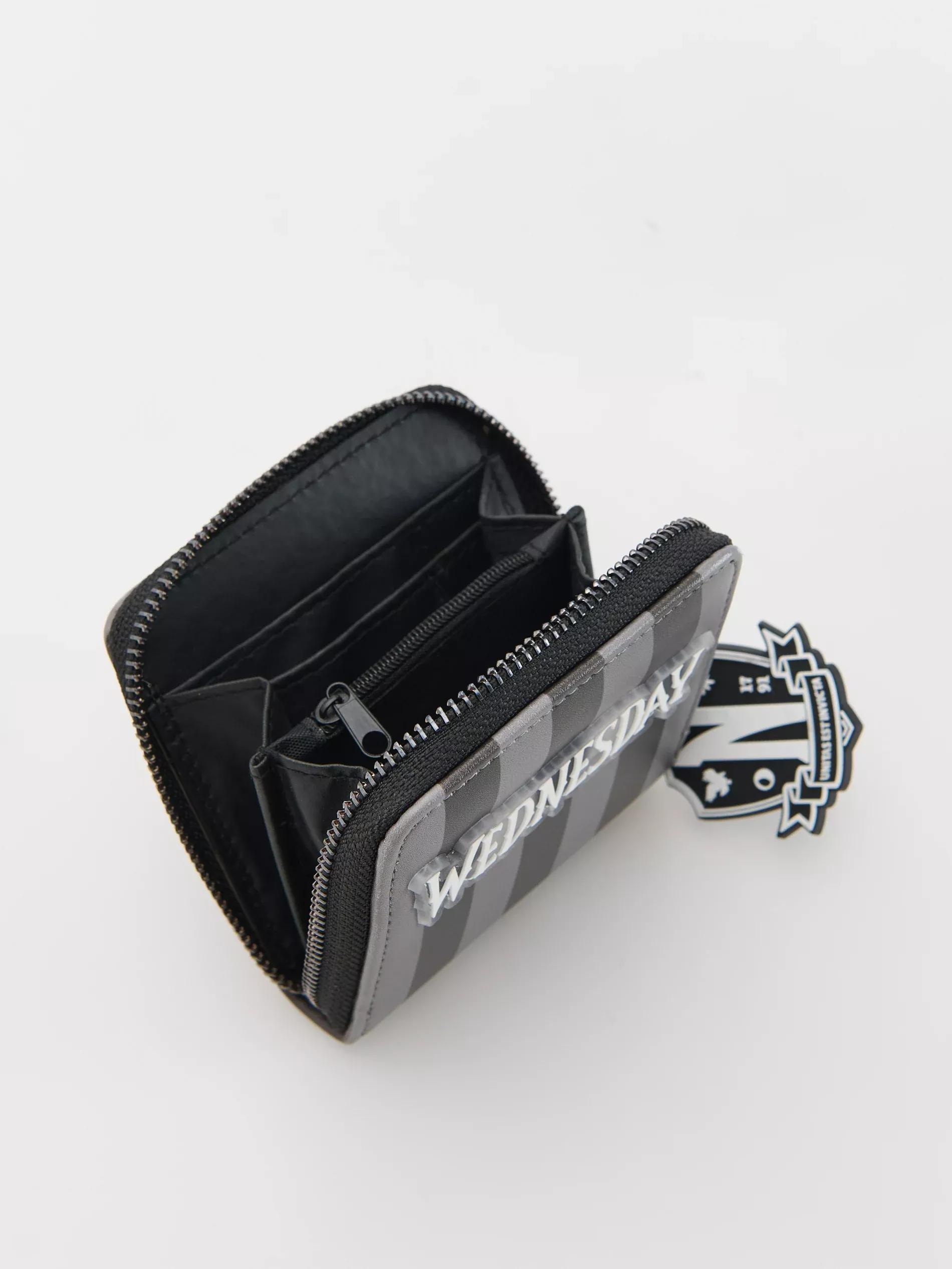 Black Wallet, Kids Unisex, Black, large image number 3