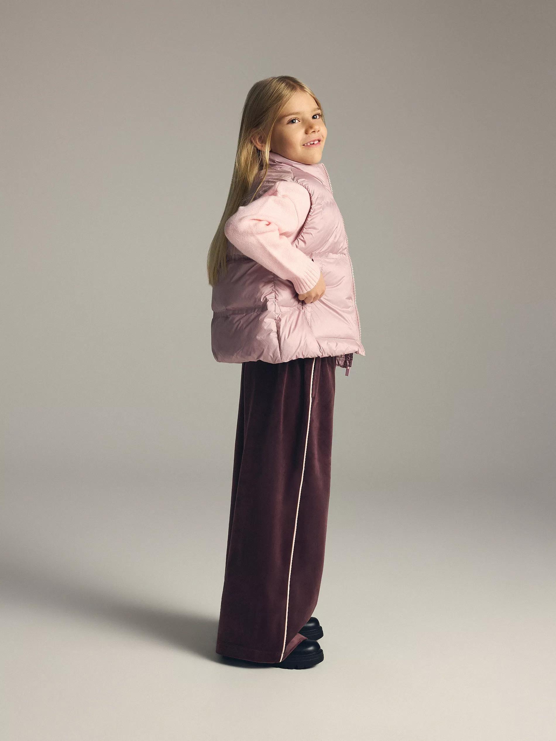 GIRLS` TROUSER S MAROON, Burgundy, medium