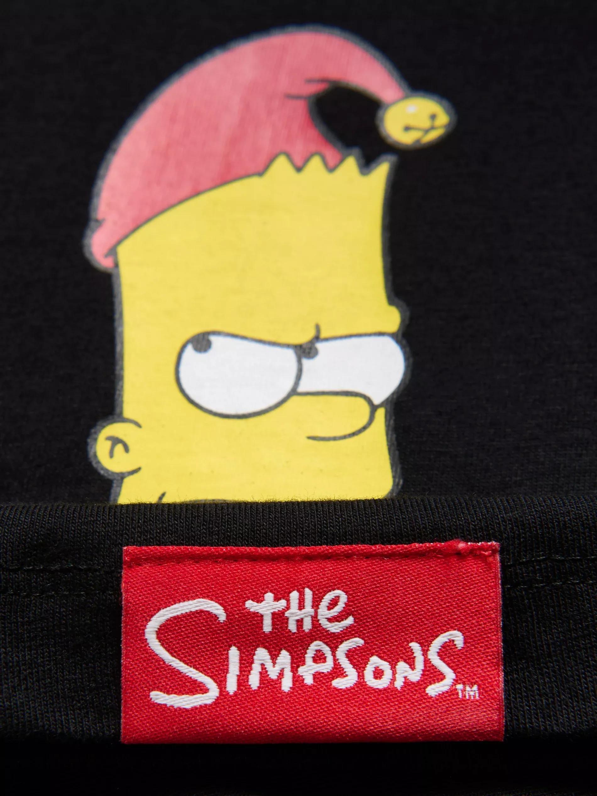 Black The Simpsons T-Shirt, Black, large image number 1