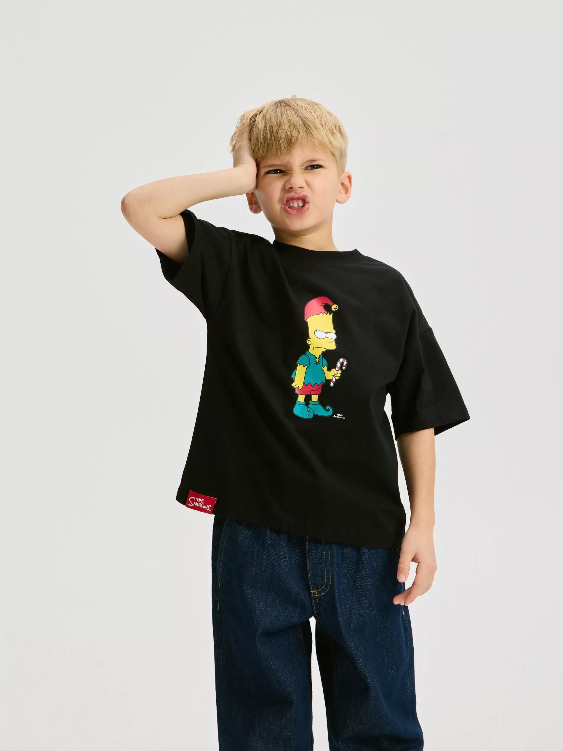 Black The Simpsons T-Shirt, Black, large image number 4