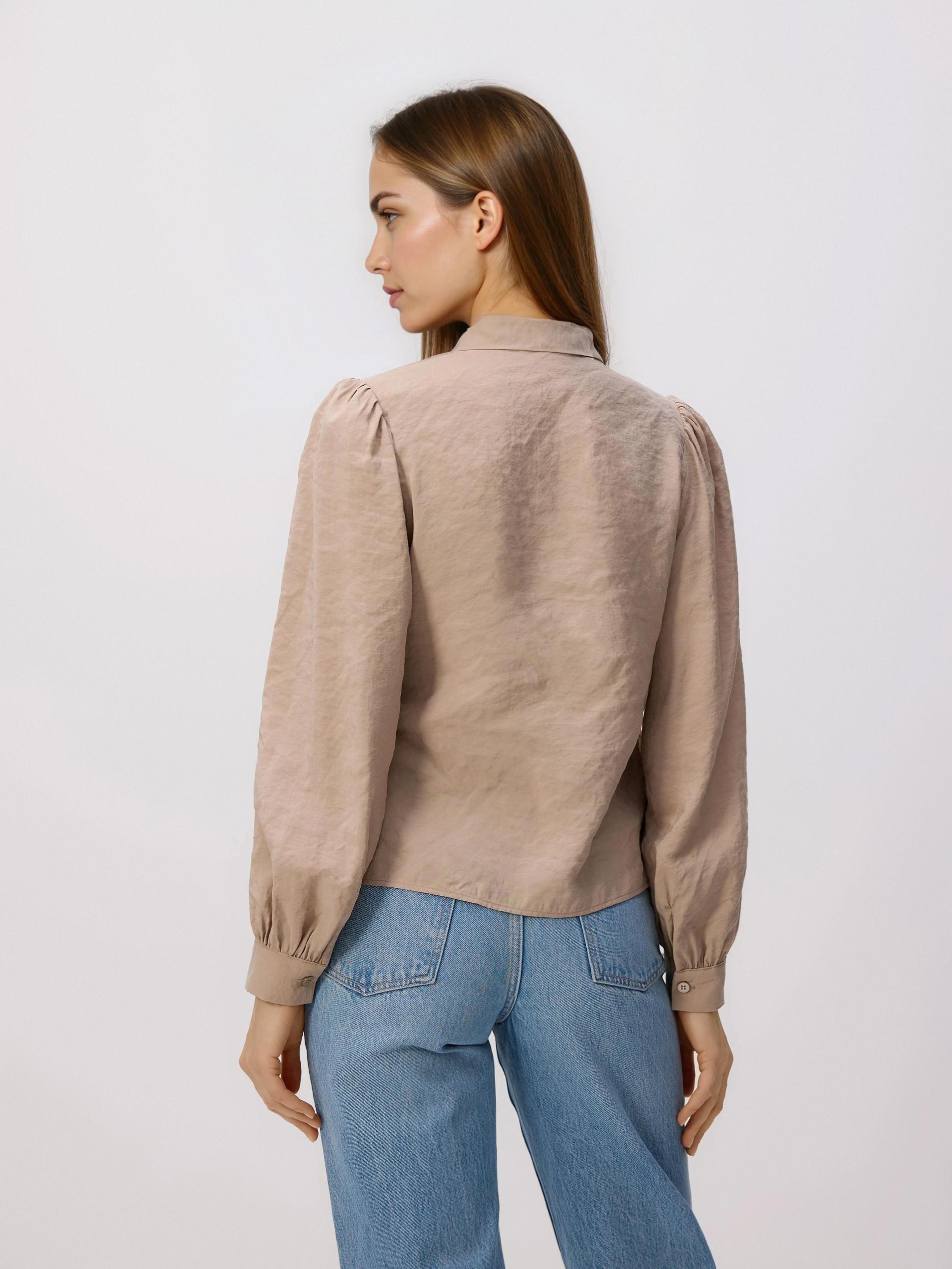 Beige Modal Blend Shirt, Beige, large image number 2