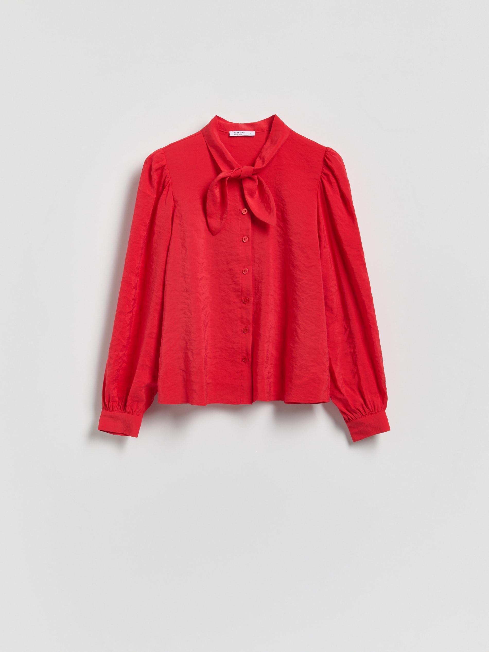 Red Modal Blend Shirt, Red, large image number 4