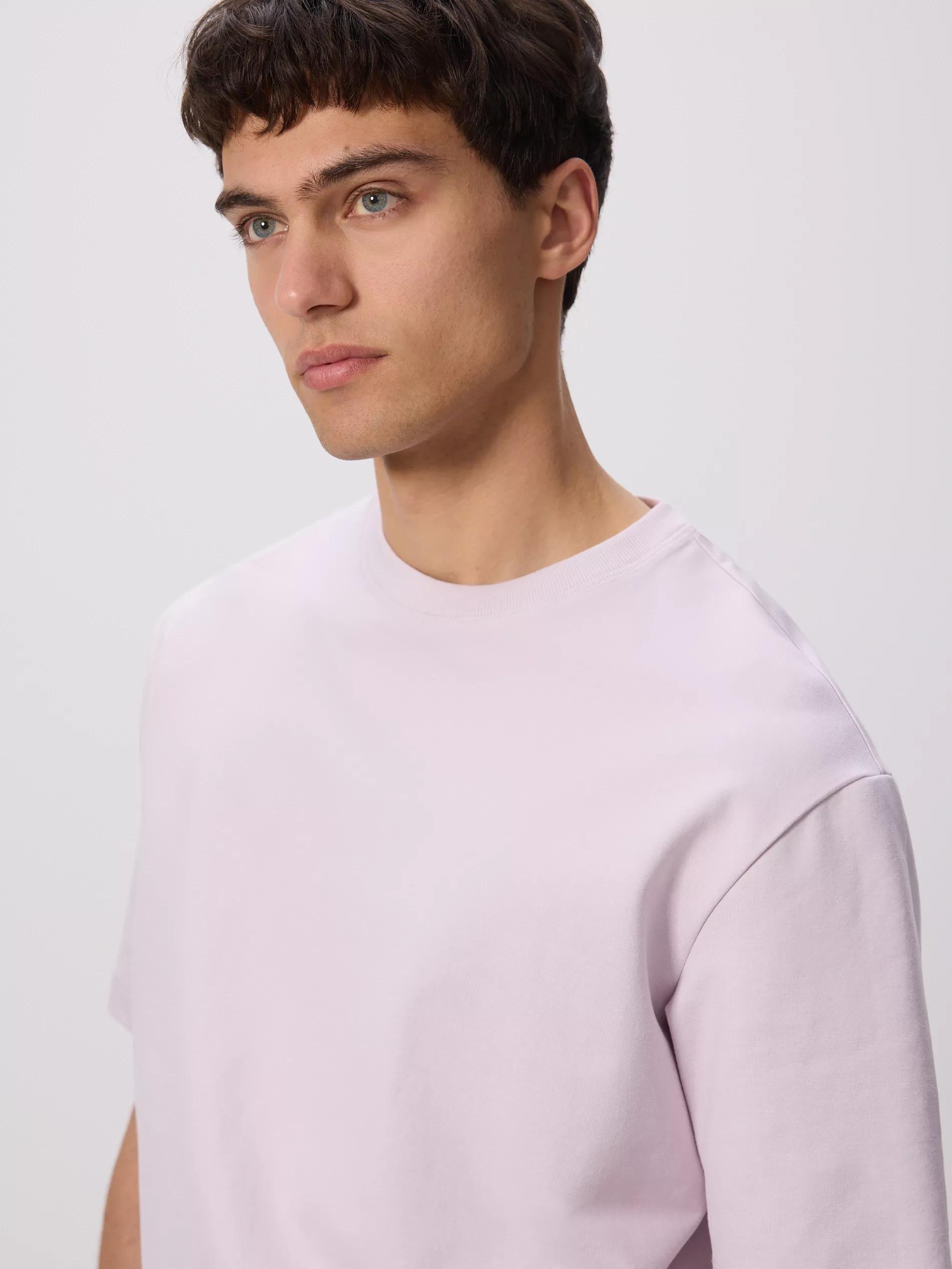 LAVENDER Boxy cotton T-shirt, Purple, large image number 1