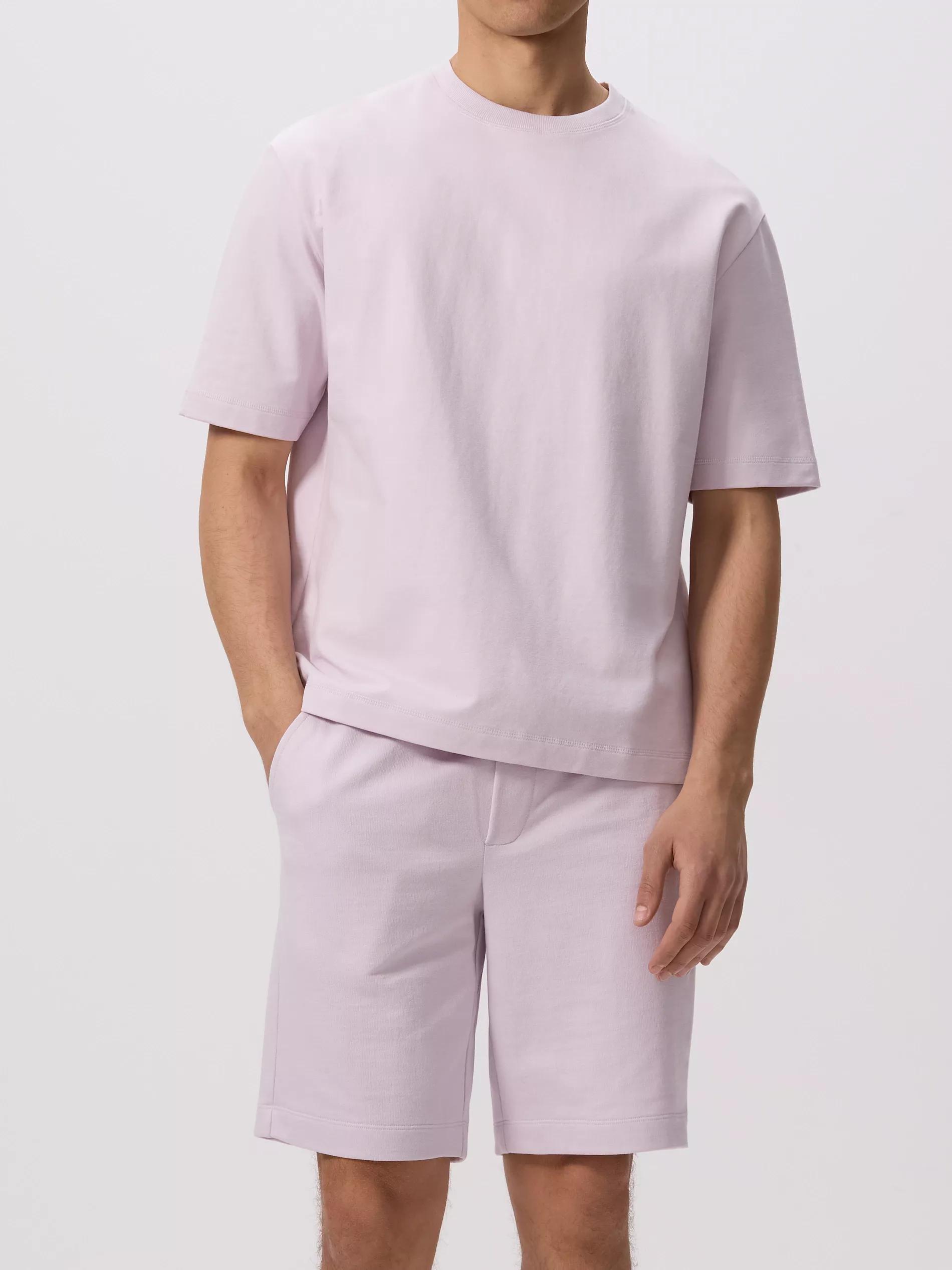 LAVENDER Boxy cotton T-shirt, Purple, large image number 3