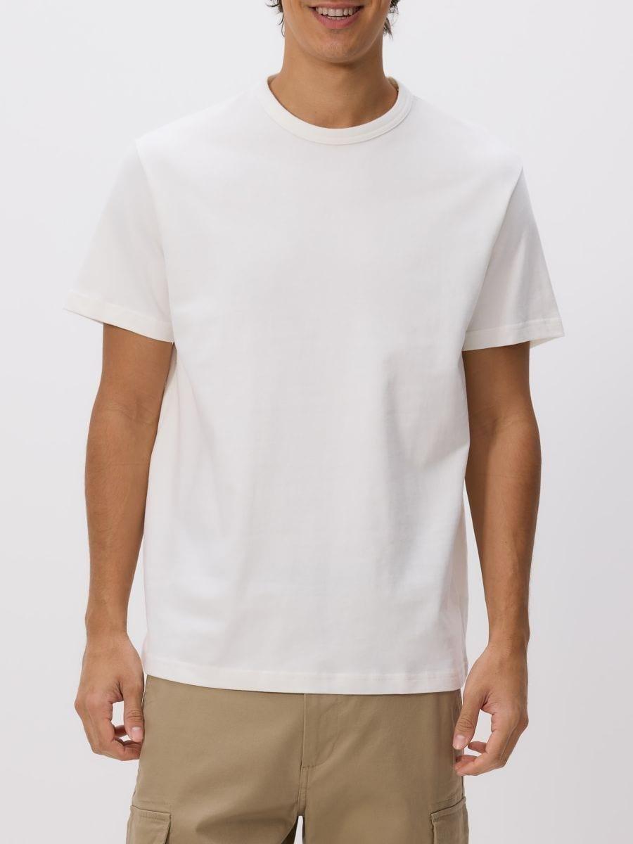 Cream Comfort Fit T-Shirt, , large image number 0