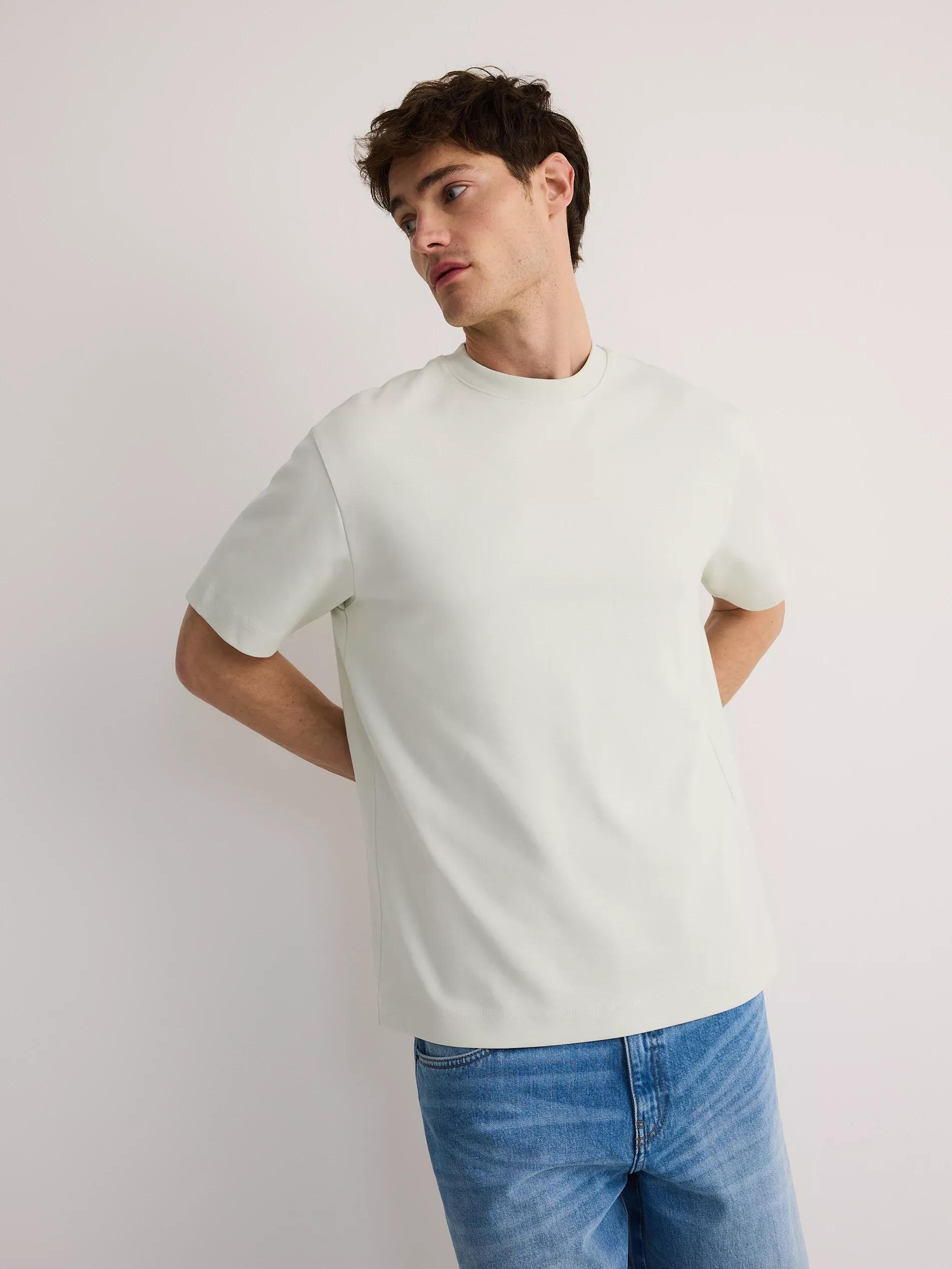 Green Boxy Cotton T-Shirt, Green, large image number 0