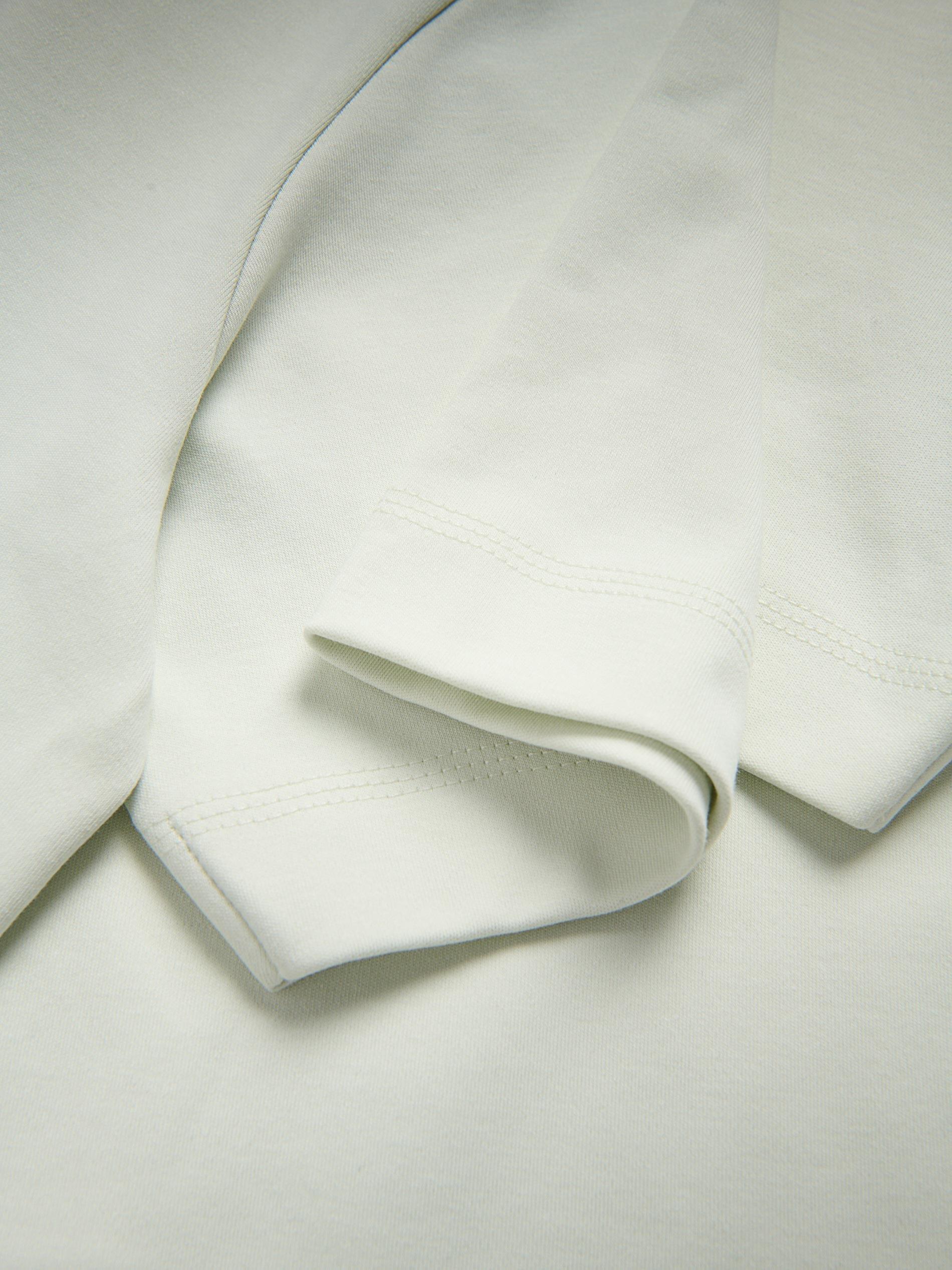 Green Boxy Cotton T-Shirt, Green, large image number 5