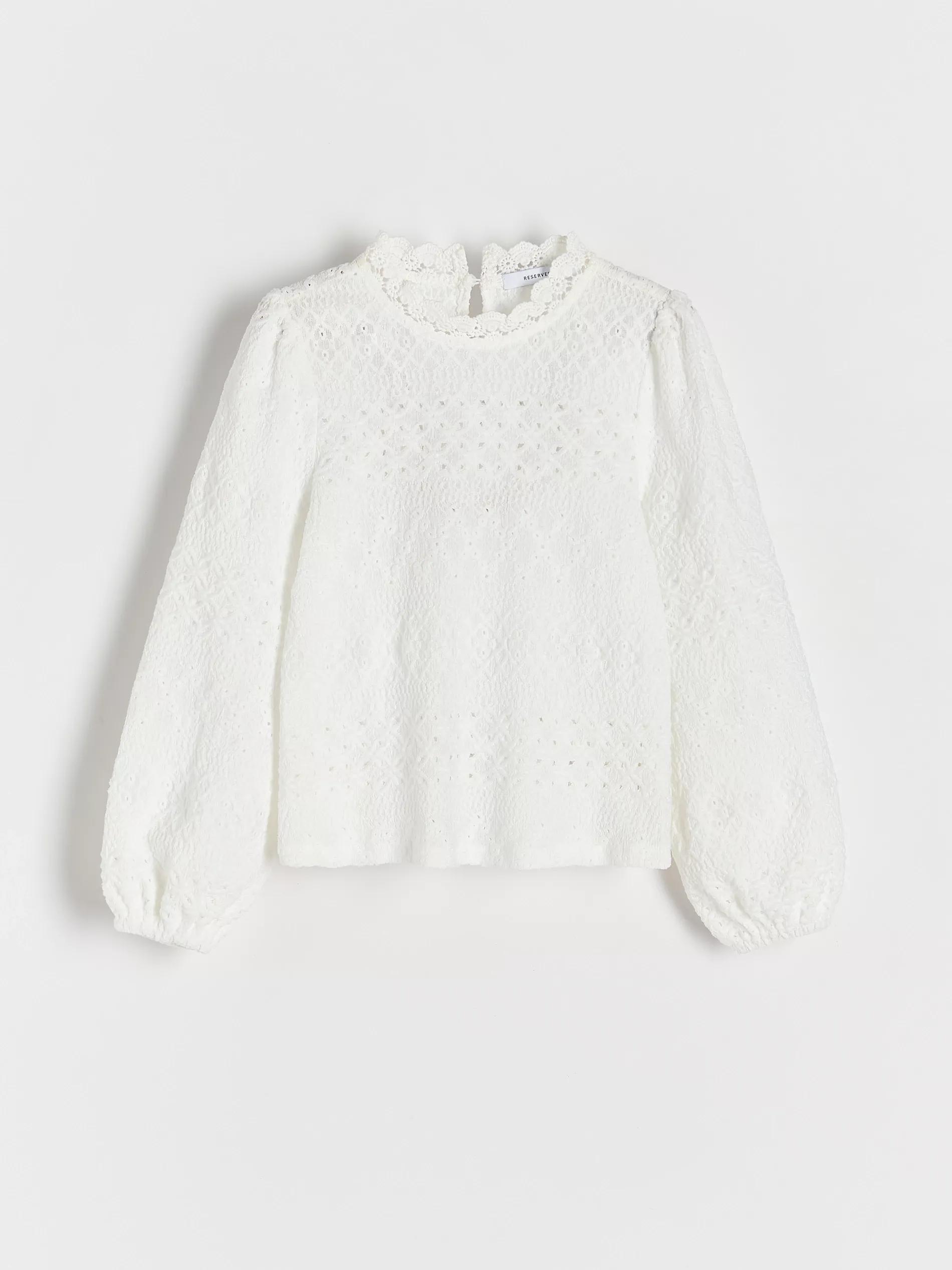 White Laced Blouse, Kids Girls, , large image number 3
