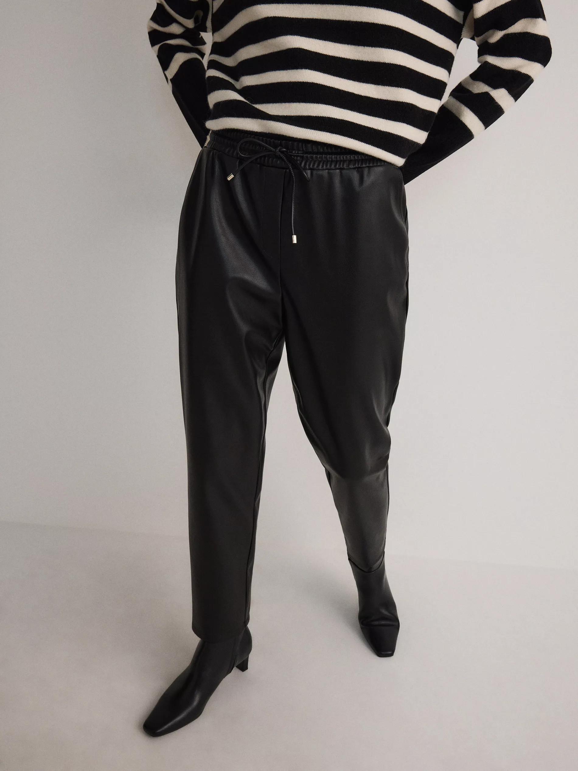 BLACK Jogger trousers, Black, large image number 0