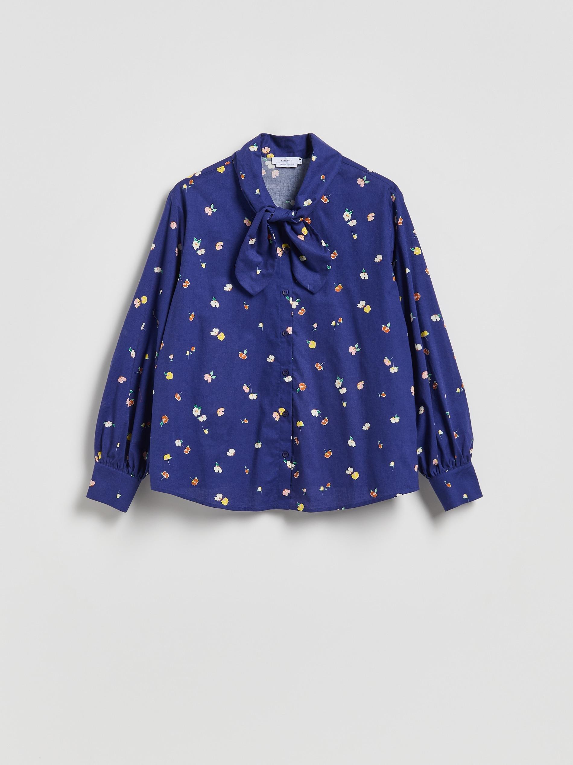 Blue Floral Shirt, Blue, large image number 3