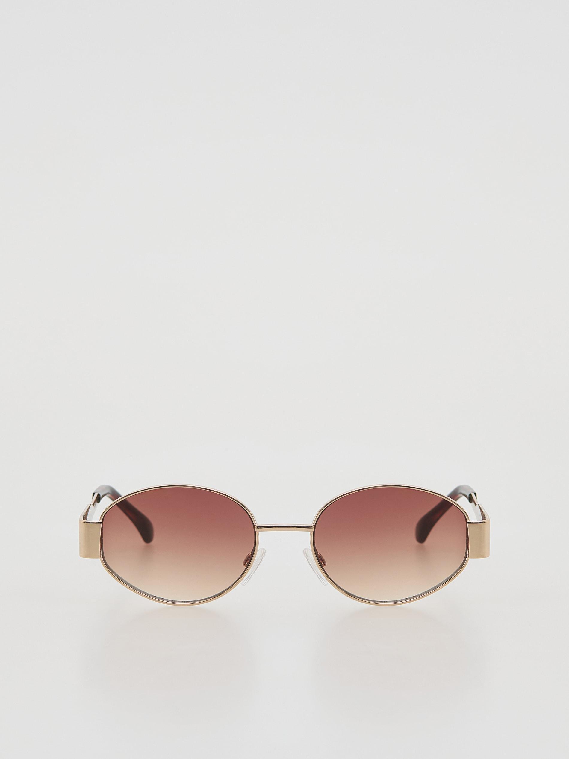 Brown Sunglasses With Case, Brown, large image number 1