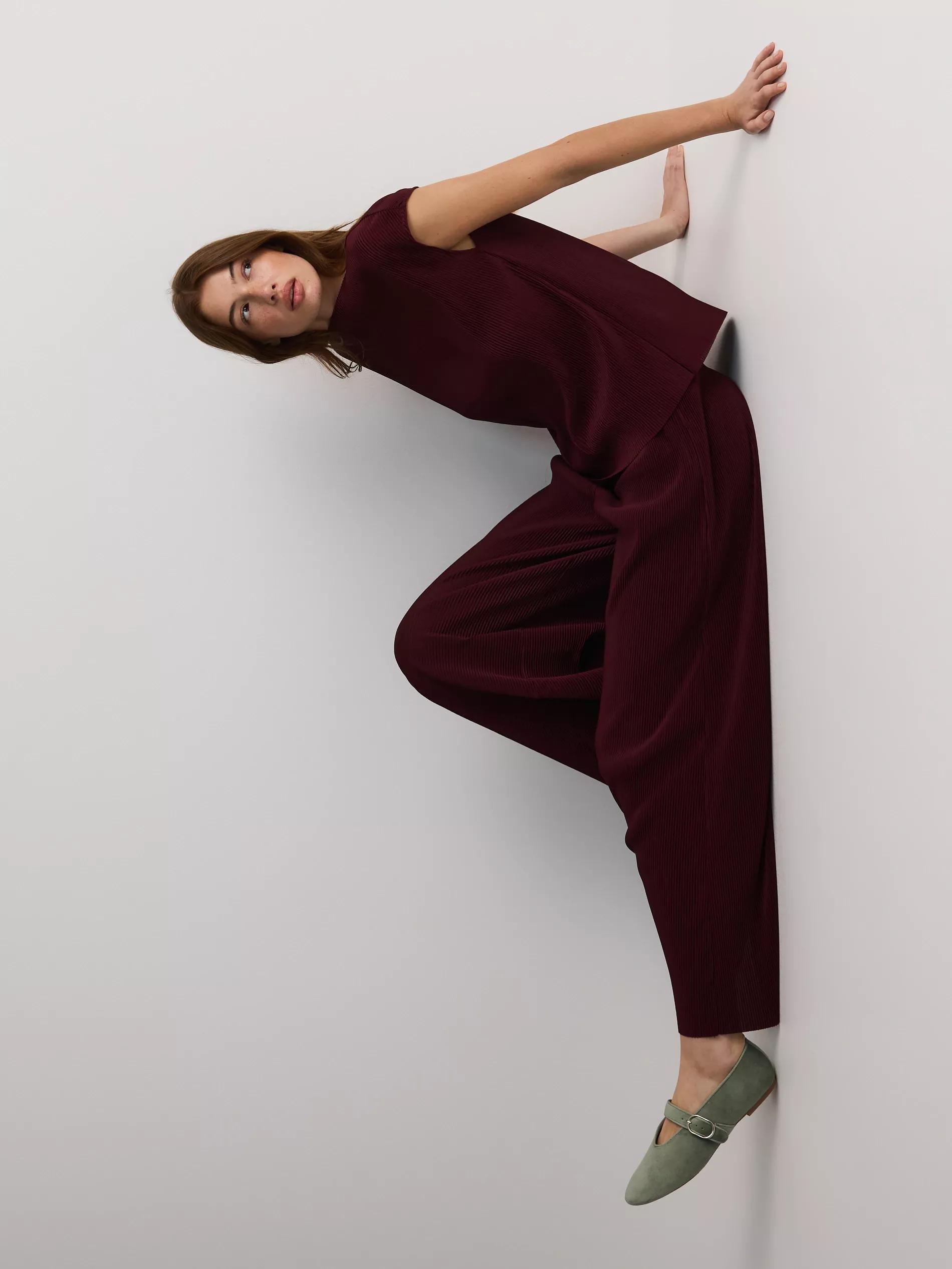 Brown Trousers, Burgundy, large image number 3