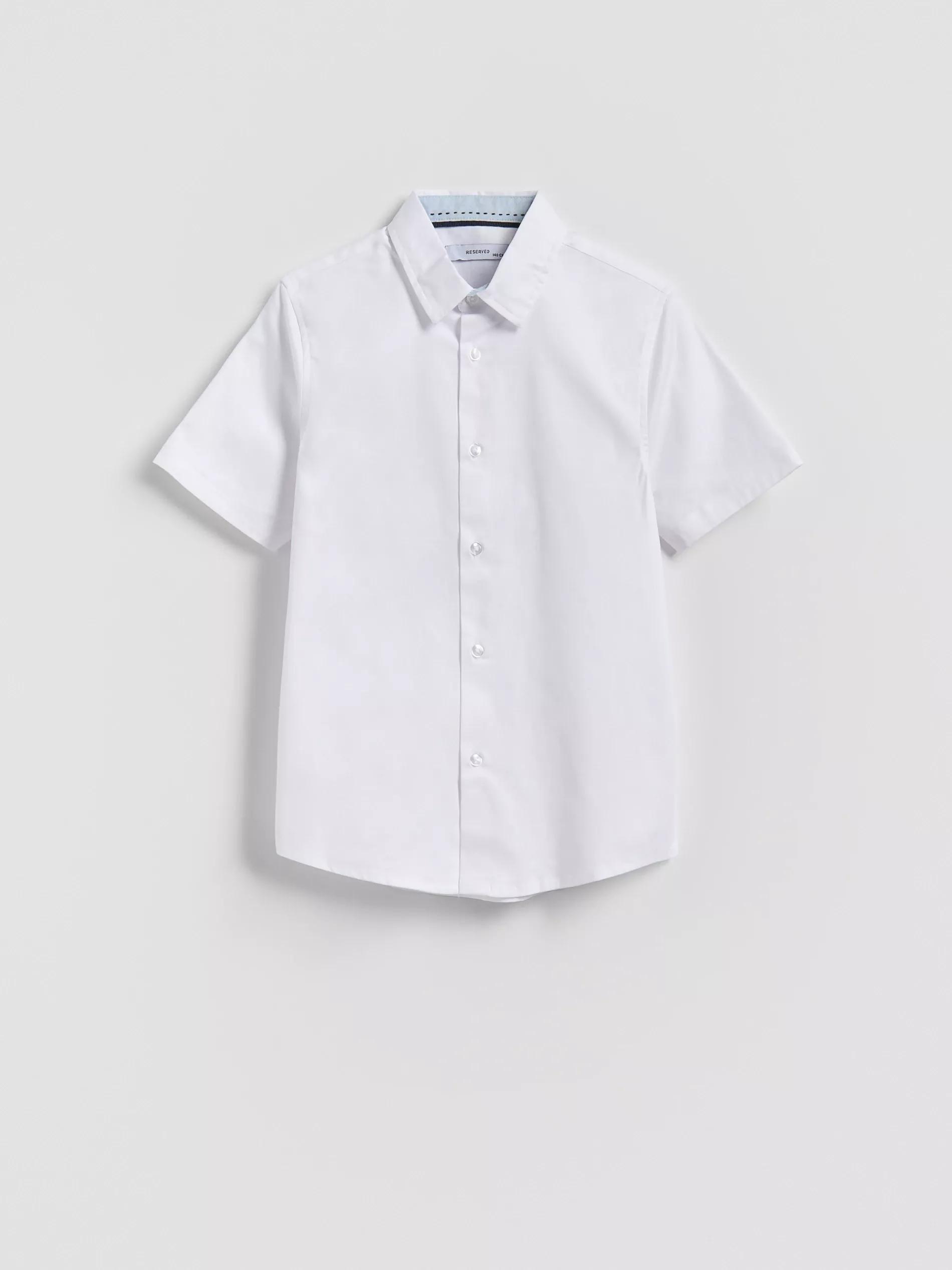 White Cotton Shirt, , large image number 0