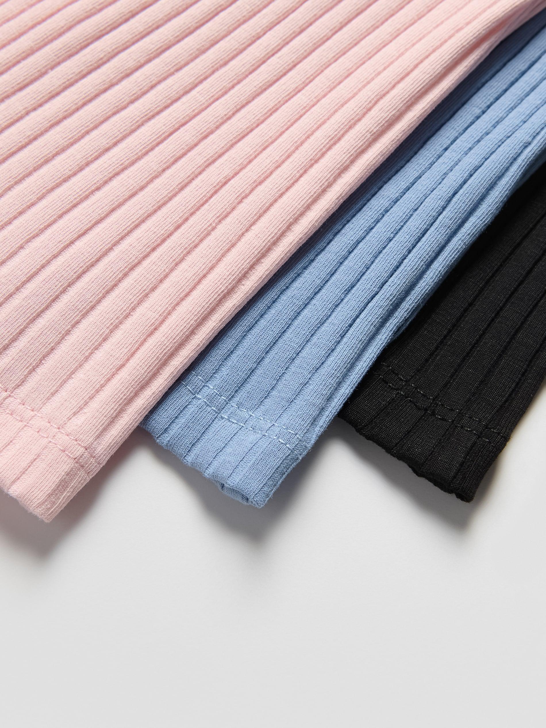 PASTEL PINK Ribbed flare trousers, Pink, large image number 3