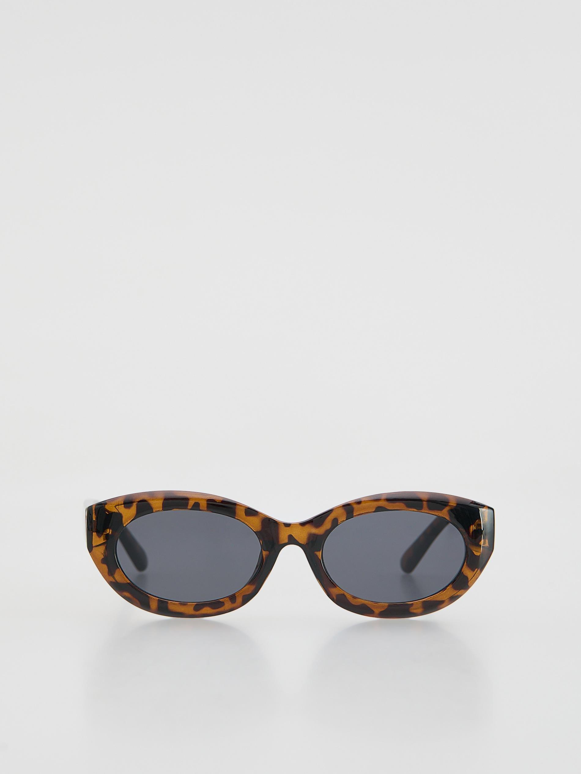 Brown Sunglasses With Case, Brown, medium