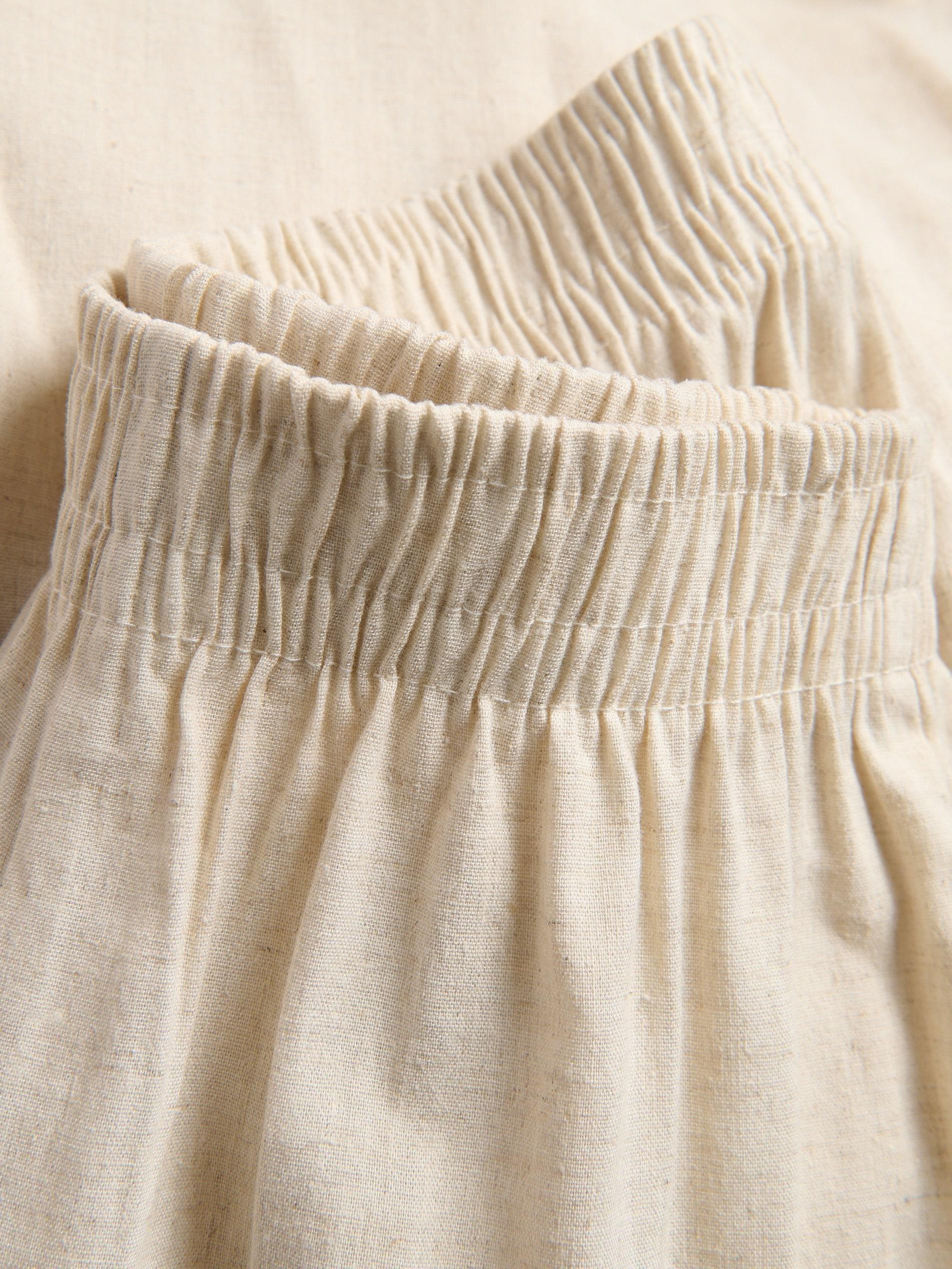 Cream Wide Leg Trousers, Ivory, large image number 4