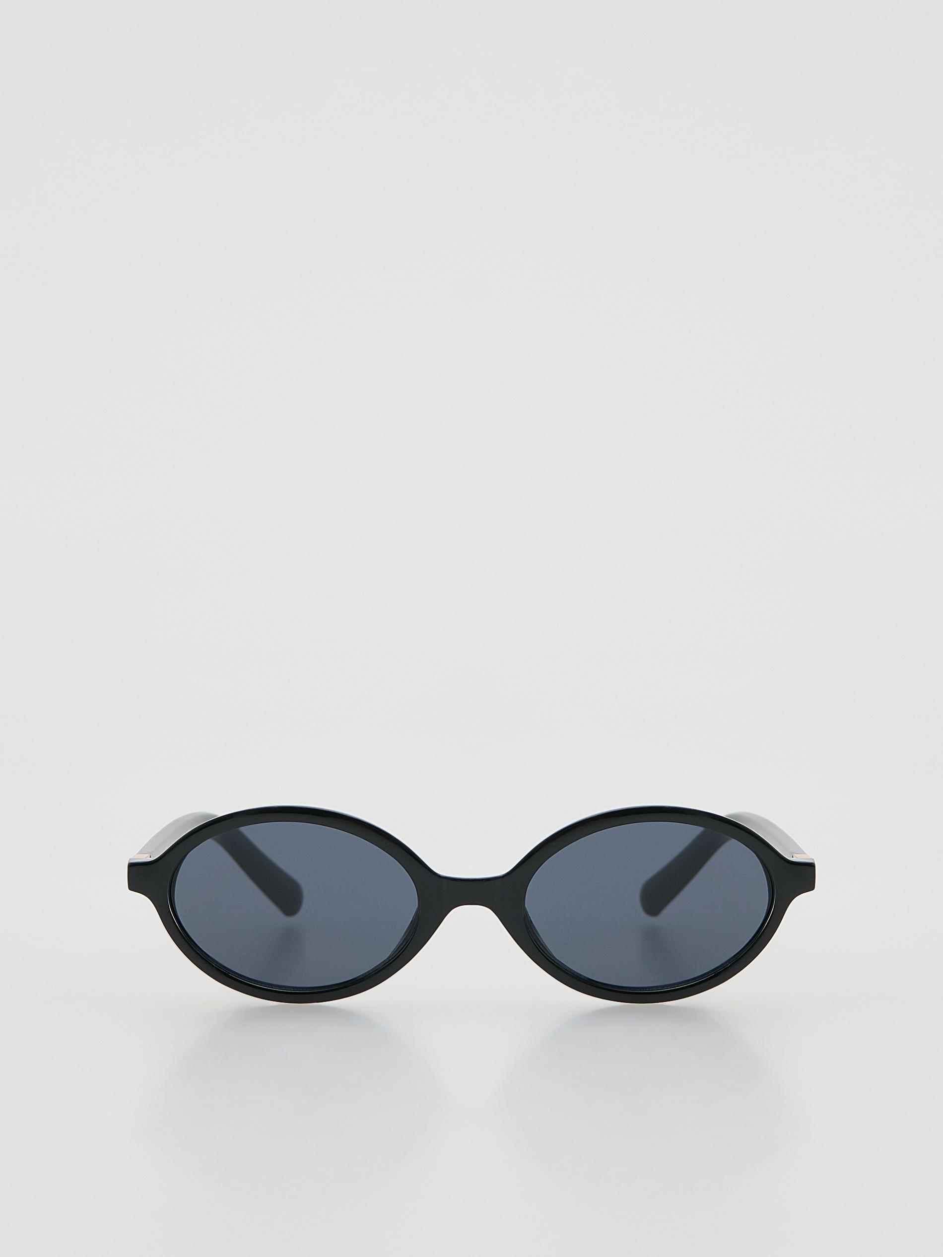 Black Sunglasses With Case, Black, medium