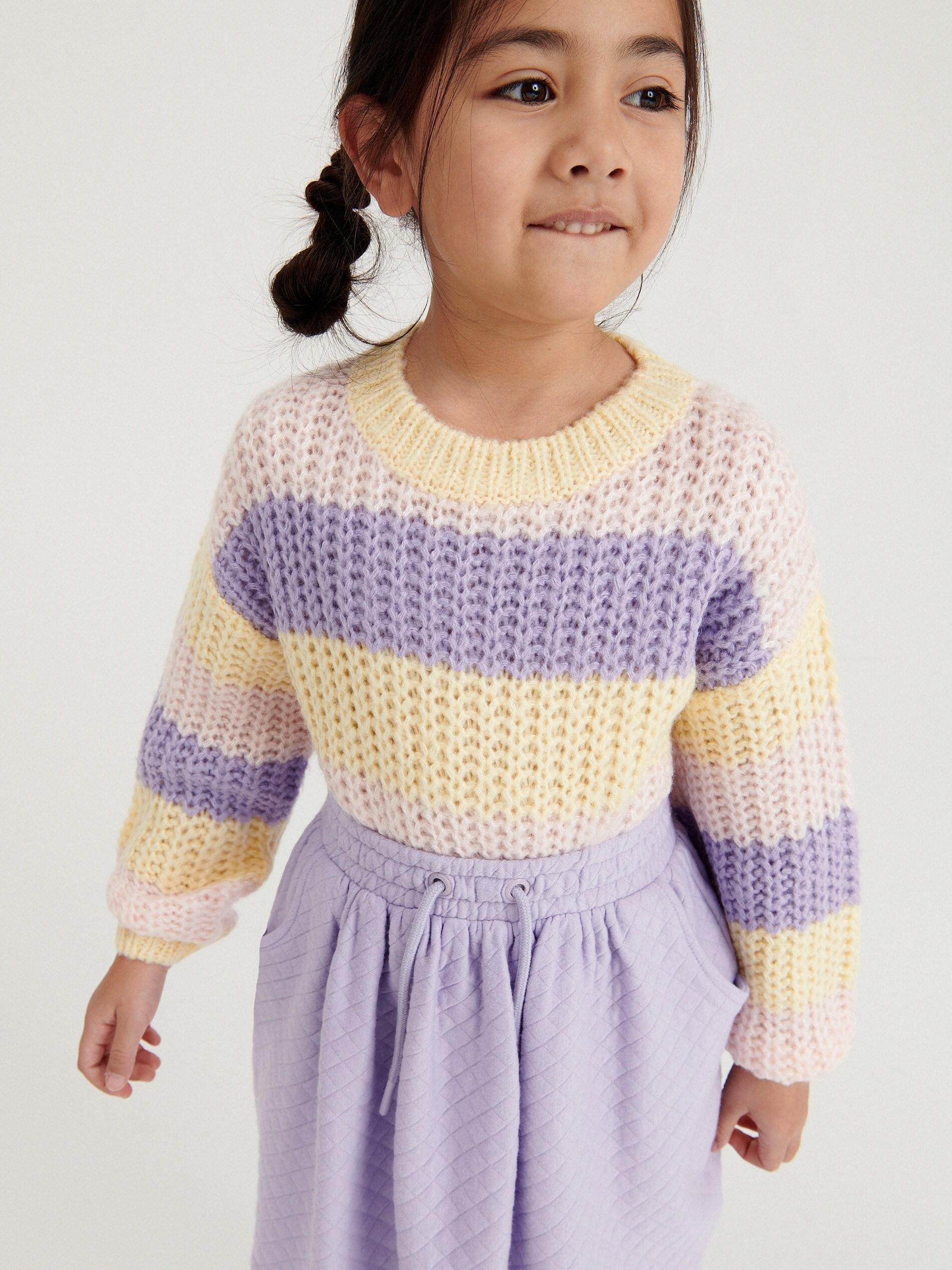 Purple Jersey skirt with pockets, , large image number 0