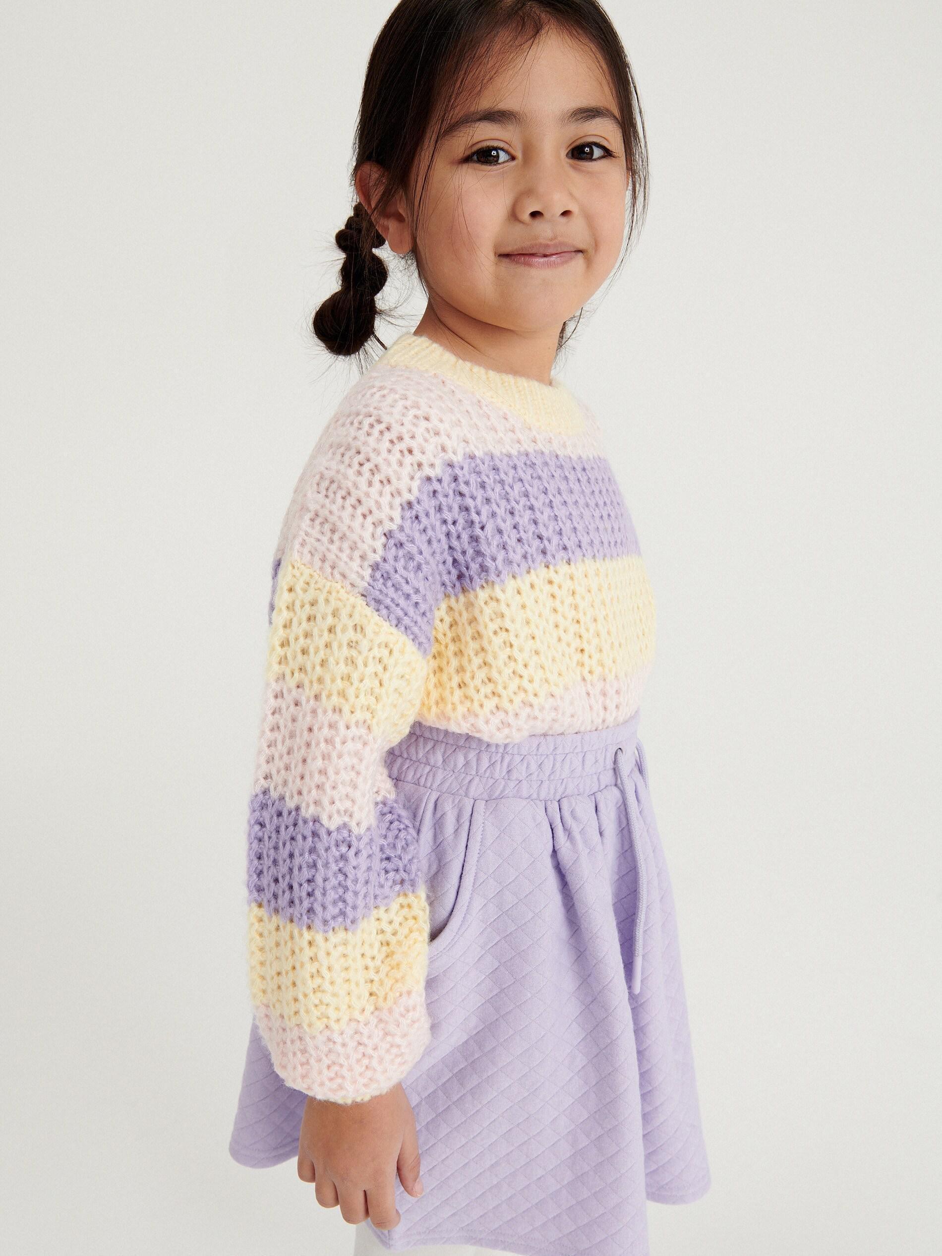 Purple Jersey skirt with pockets, , large image number 1