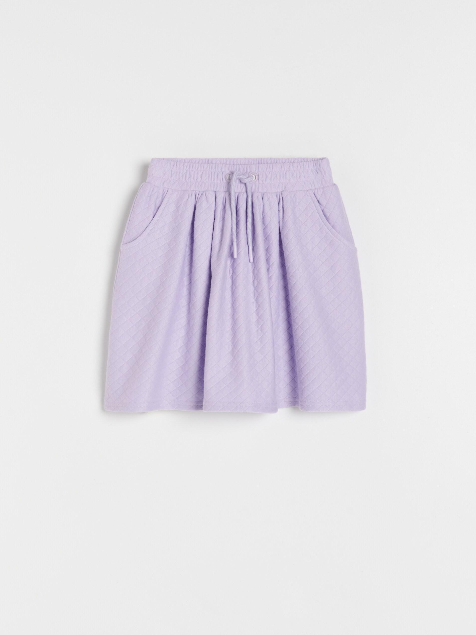 Purple Jersey skirt with pockets, , large image number 2