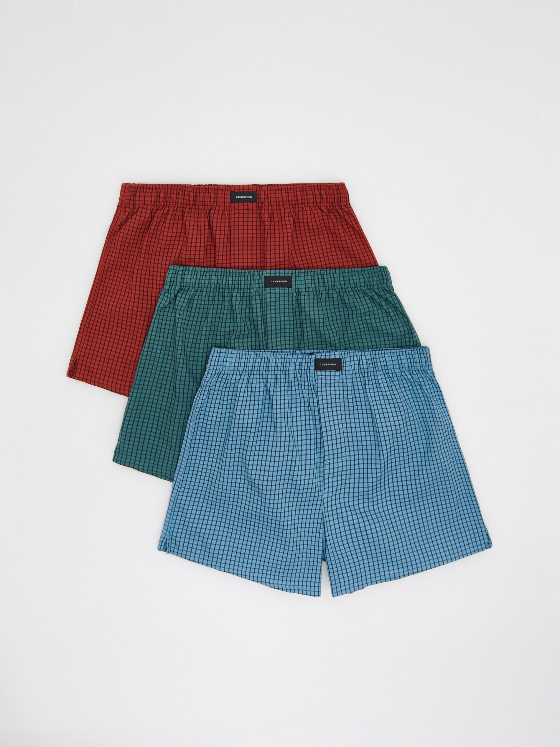 Turquoise Loose Boxers 3 Pack, , large image number 0