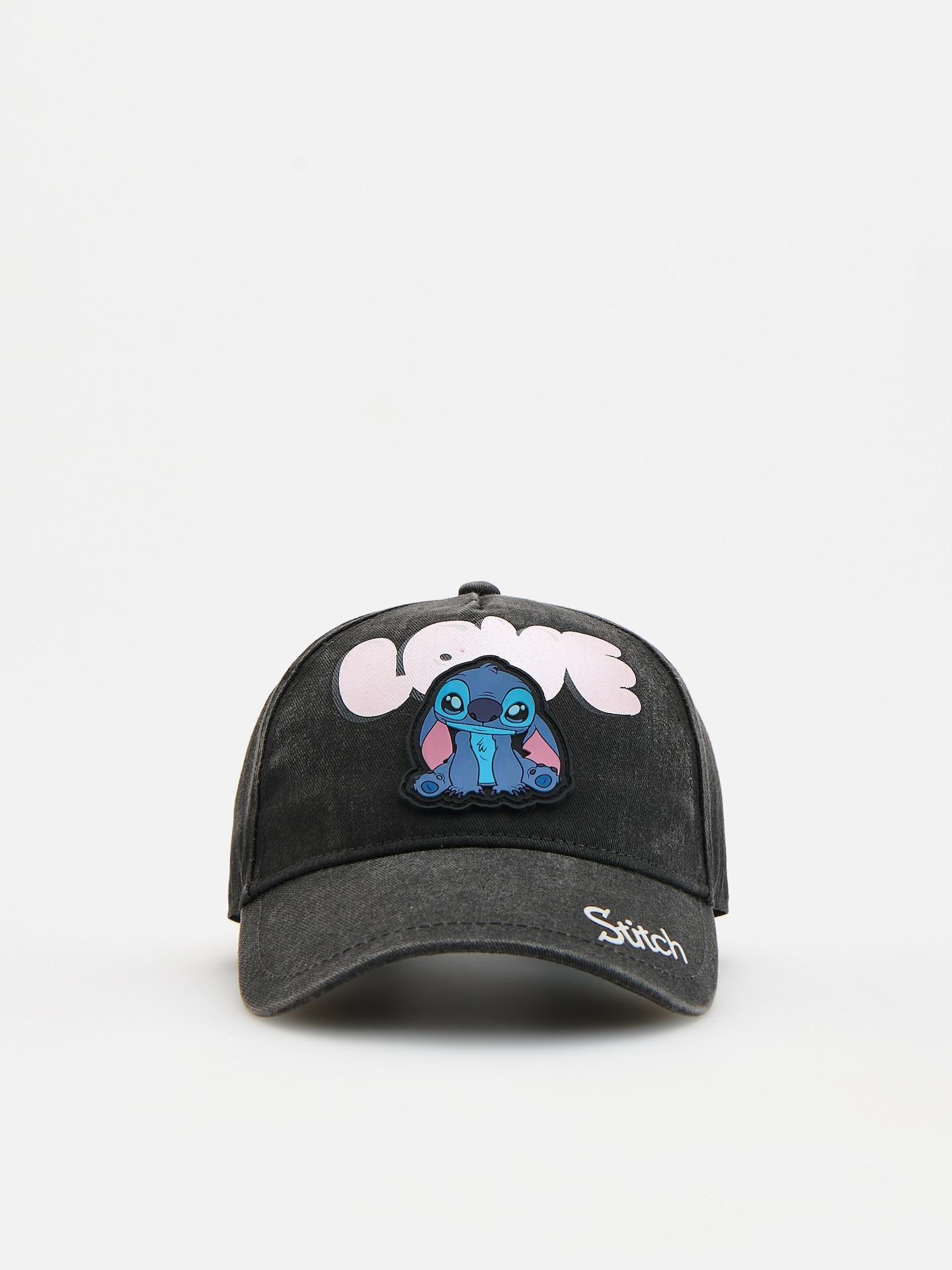 GIRLS` PEAKED C AP BLACK, Black, medium