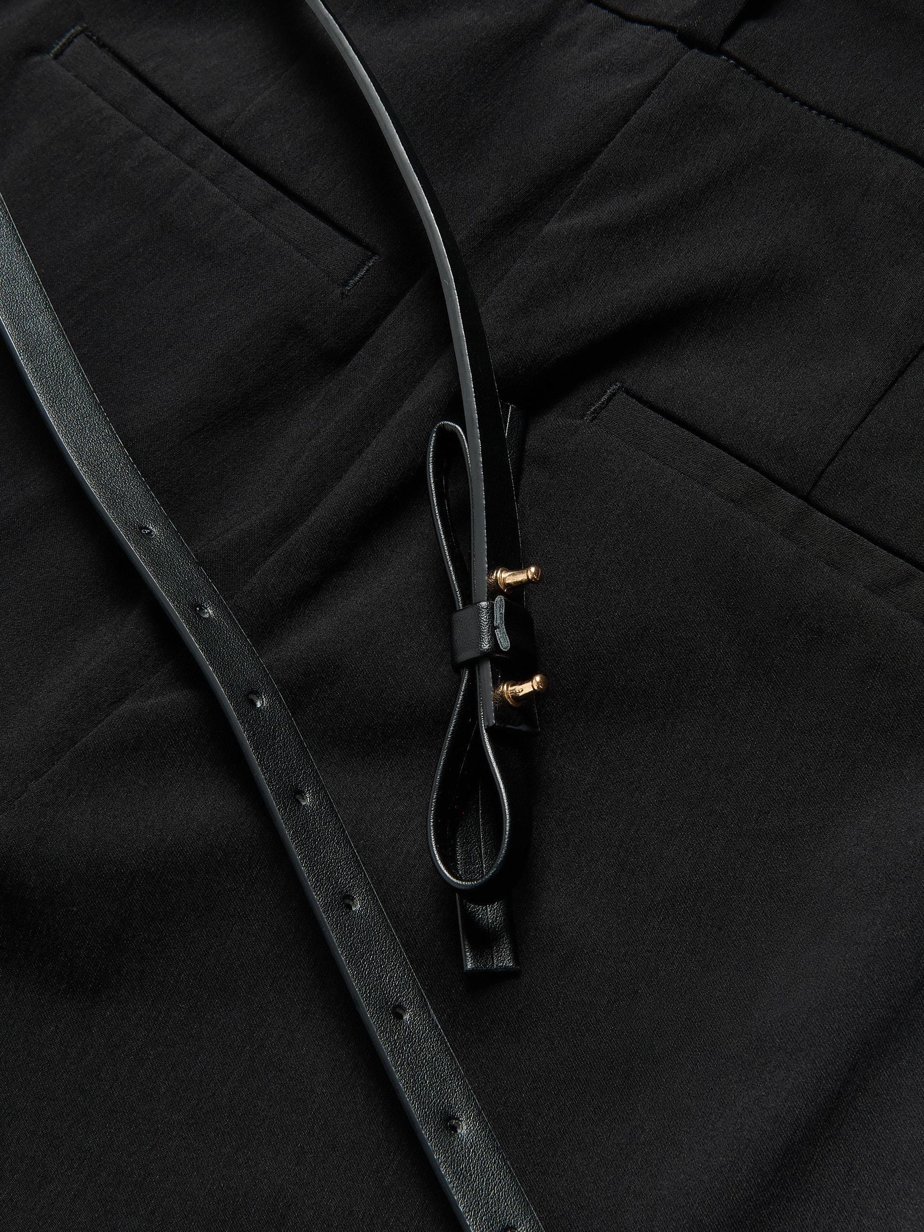 Black Trousers With Decorative Belt, Black, large image number 5