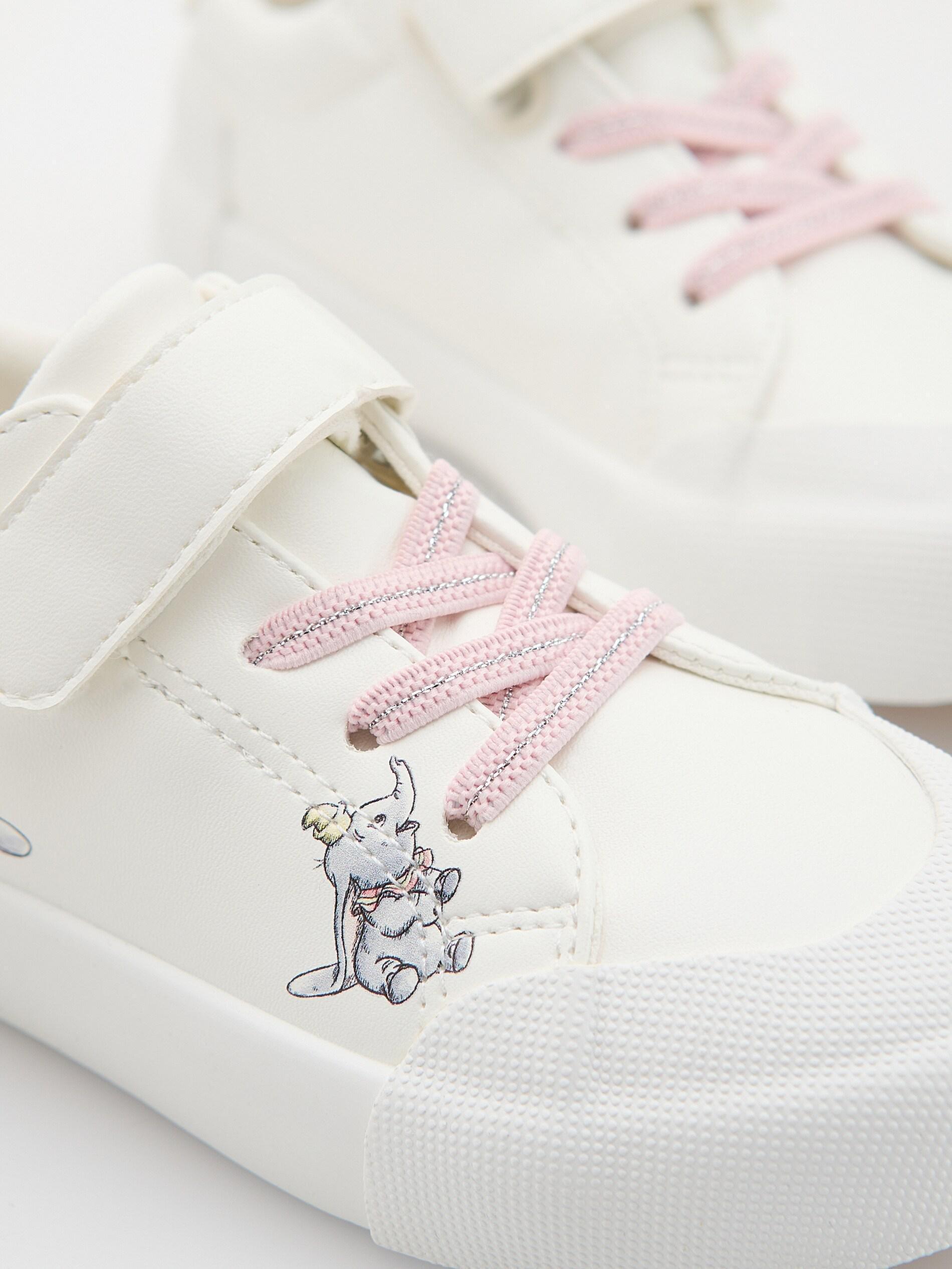 WHITE Dumbo slip-on trainers, White, large image number 3