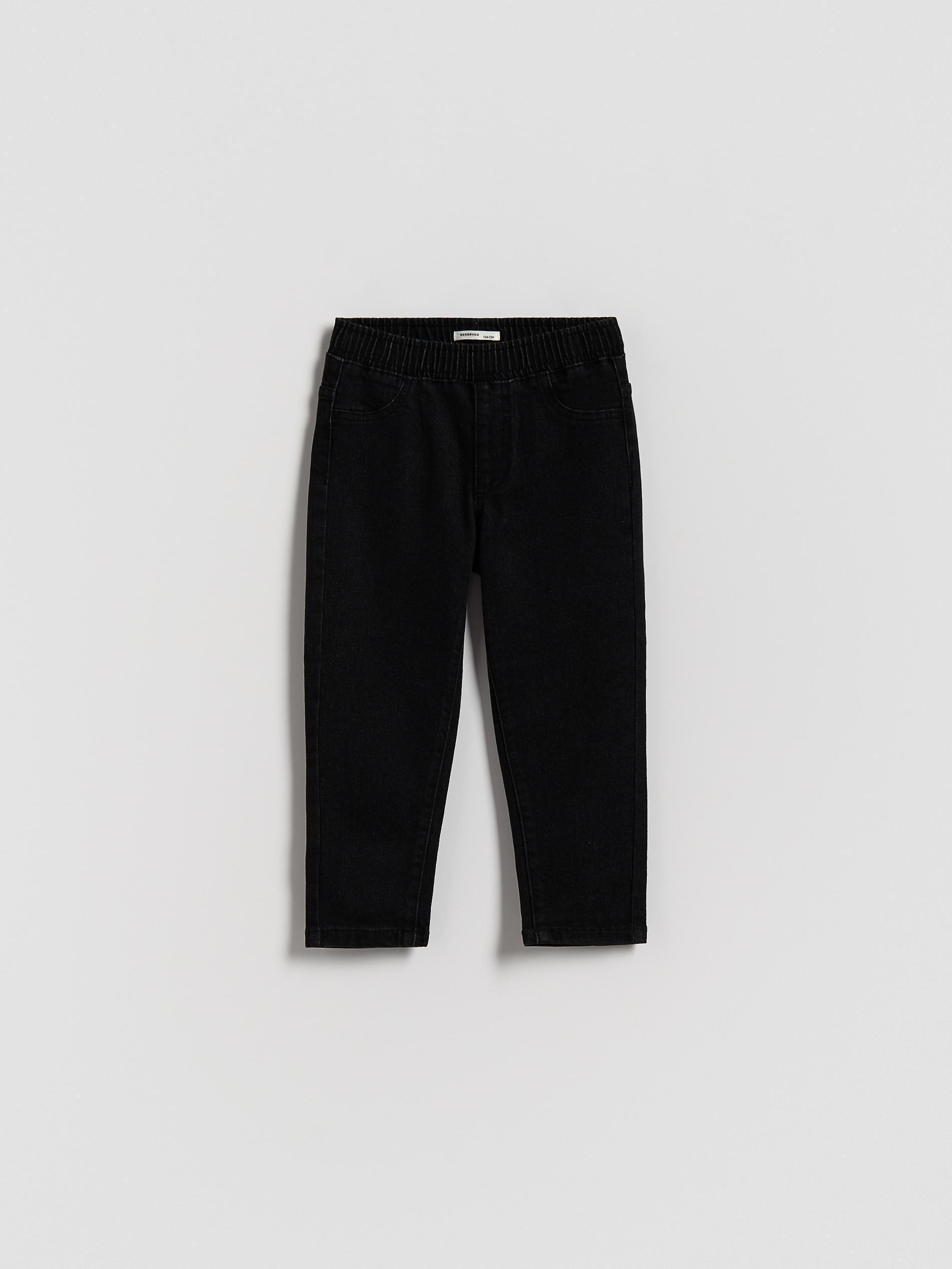 Black Cotton Rich Jeggings, , large image number 0