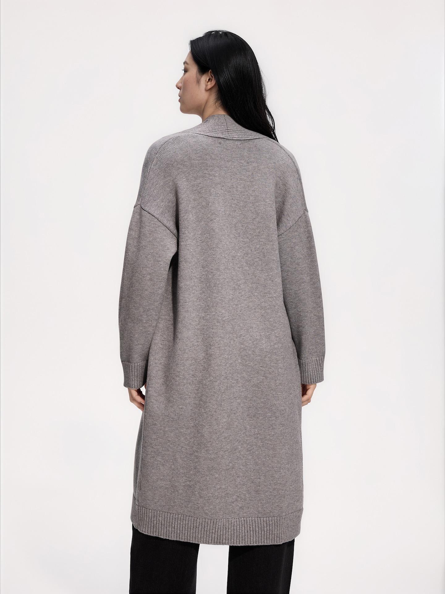 Grey Cardigan With Modal, Grey, large image number 3