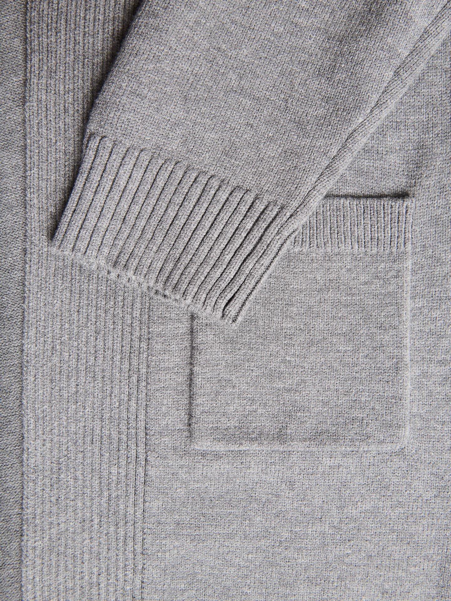 Grey Cardigan With Modal, Grey, large image number 5