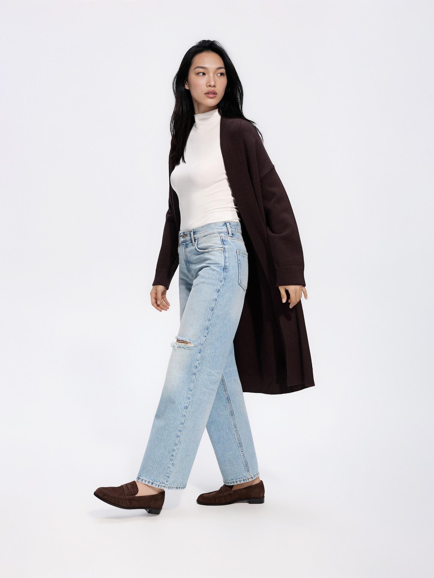 Brown Cardigan With Modal, Brown, medium