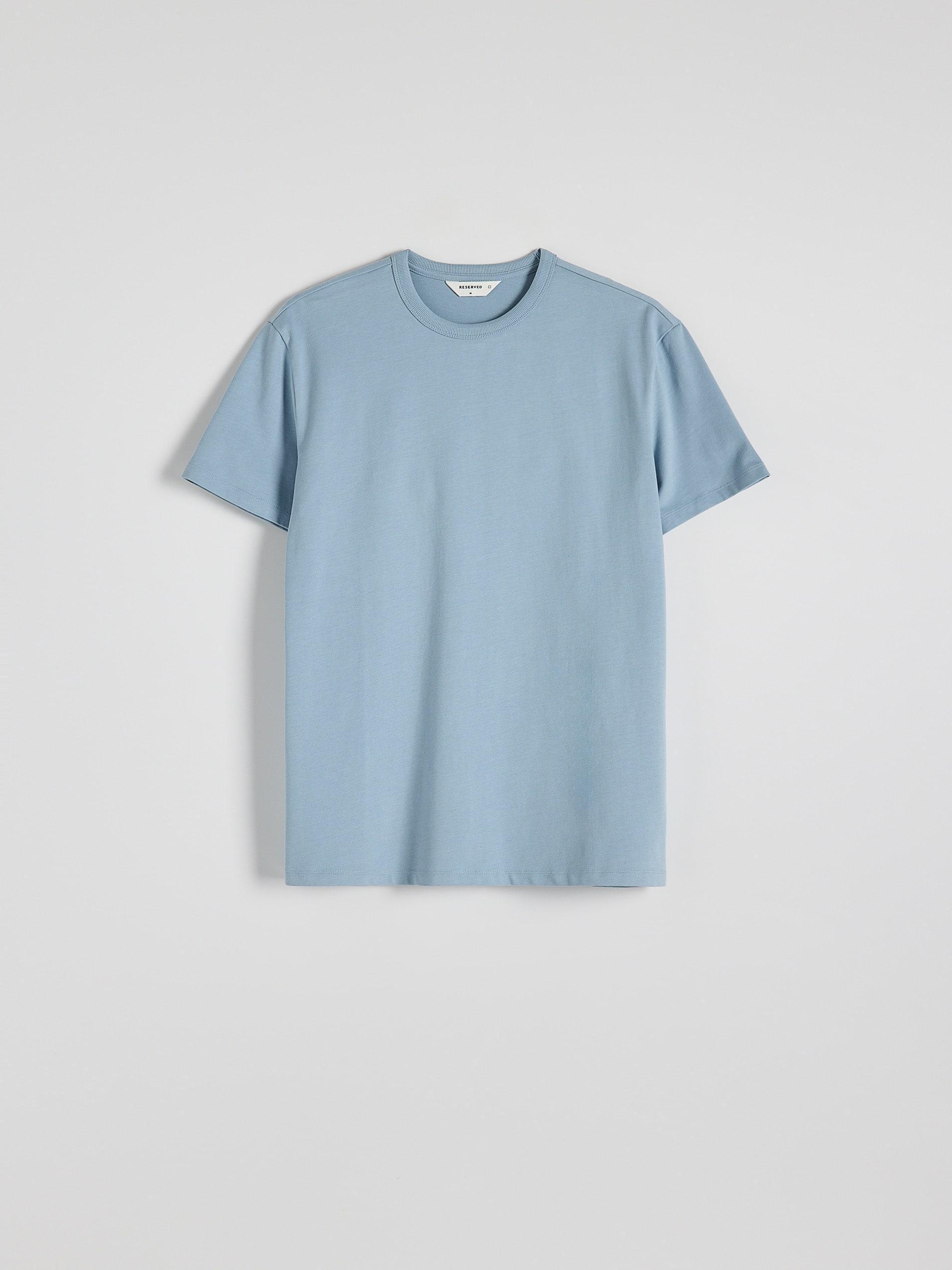 Blue Plain Boxy T-Shirt, , large image number 2