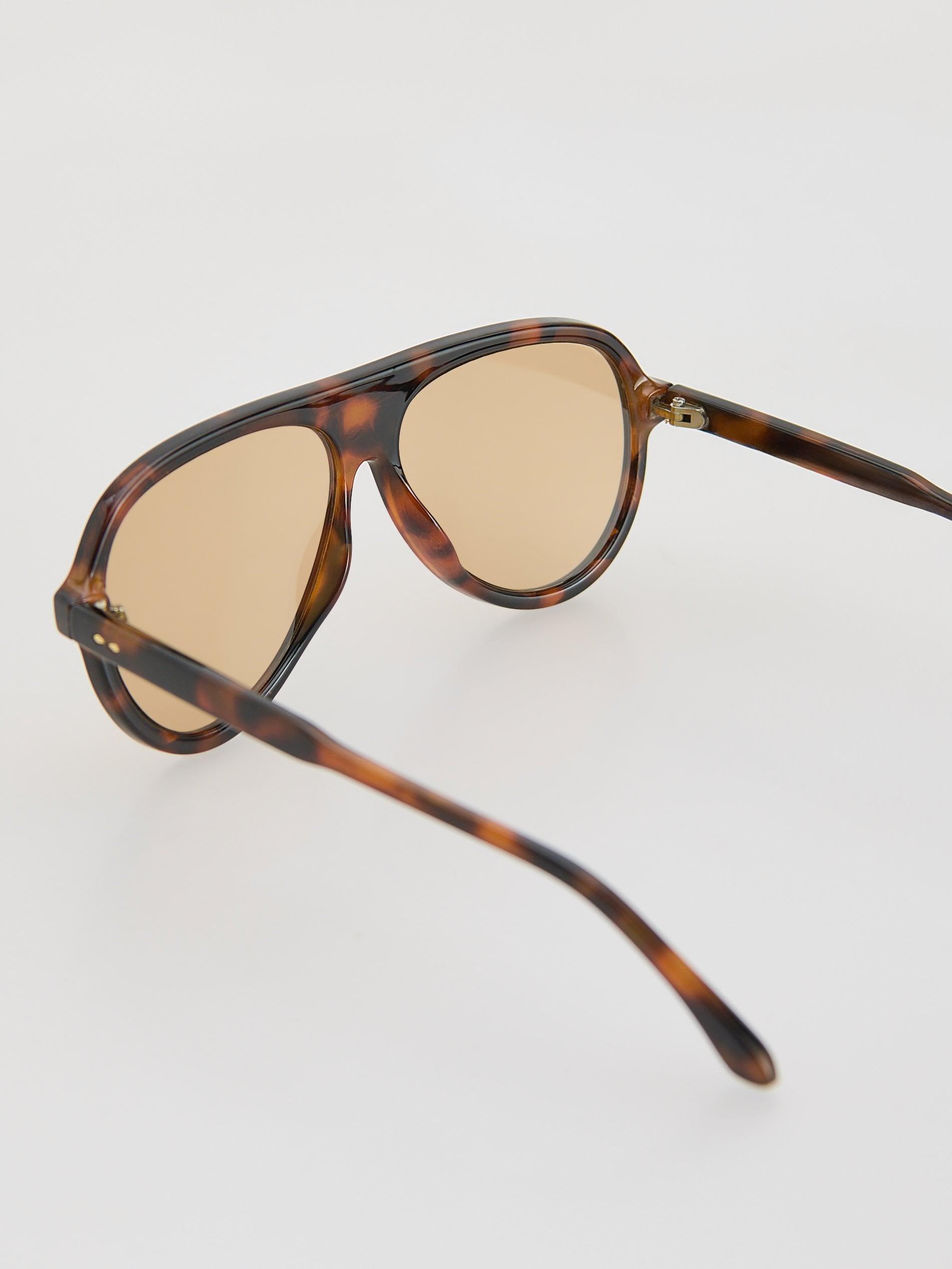 Brown Sunglasses With Case, Brown, large image number 4