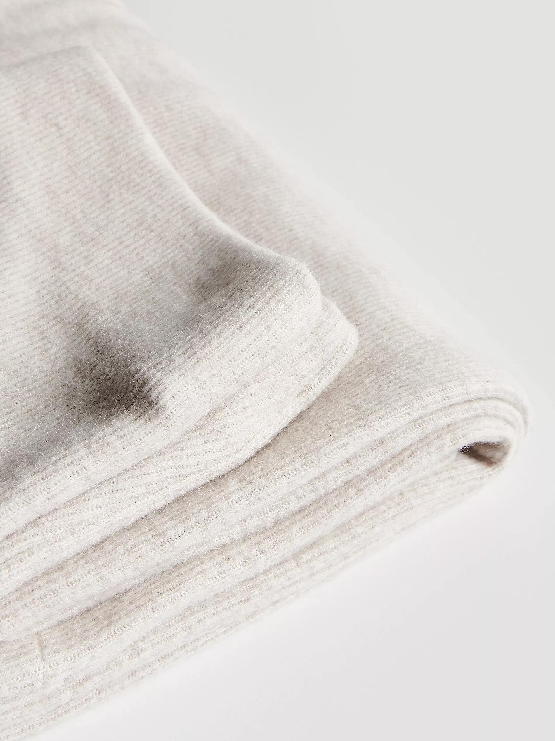 Beige Wide Leg Trousers, Beige, large image number 4