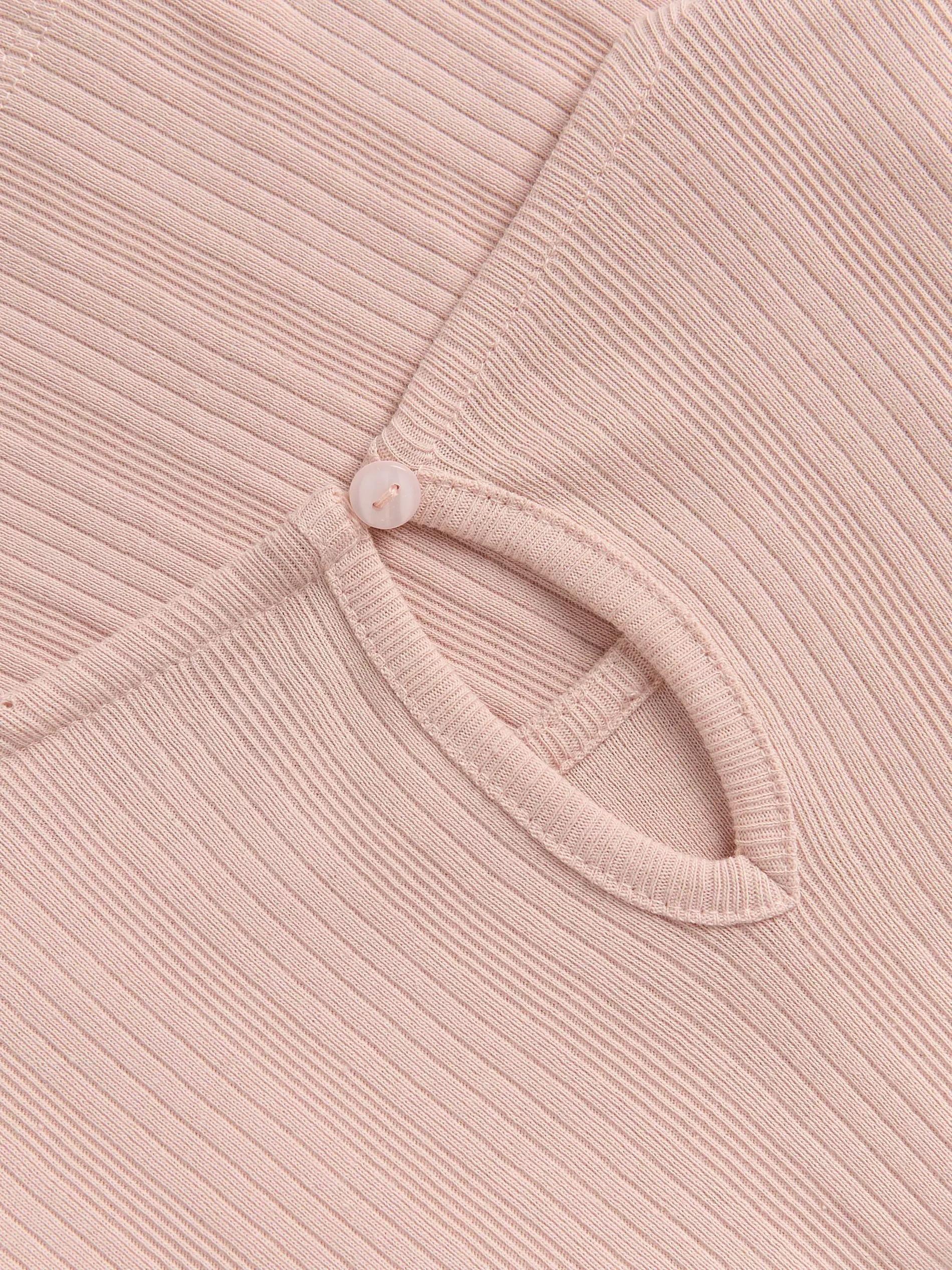 Pink Long-Sleeved Shirt With Ruffle Detail, , large image number 4
