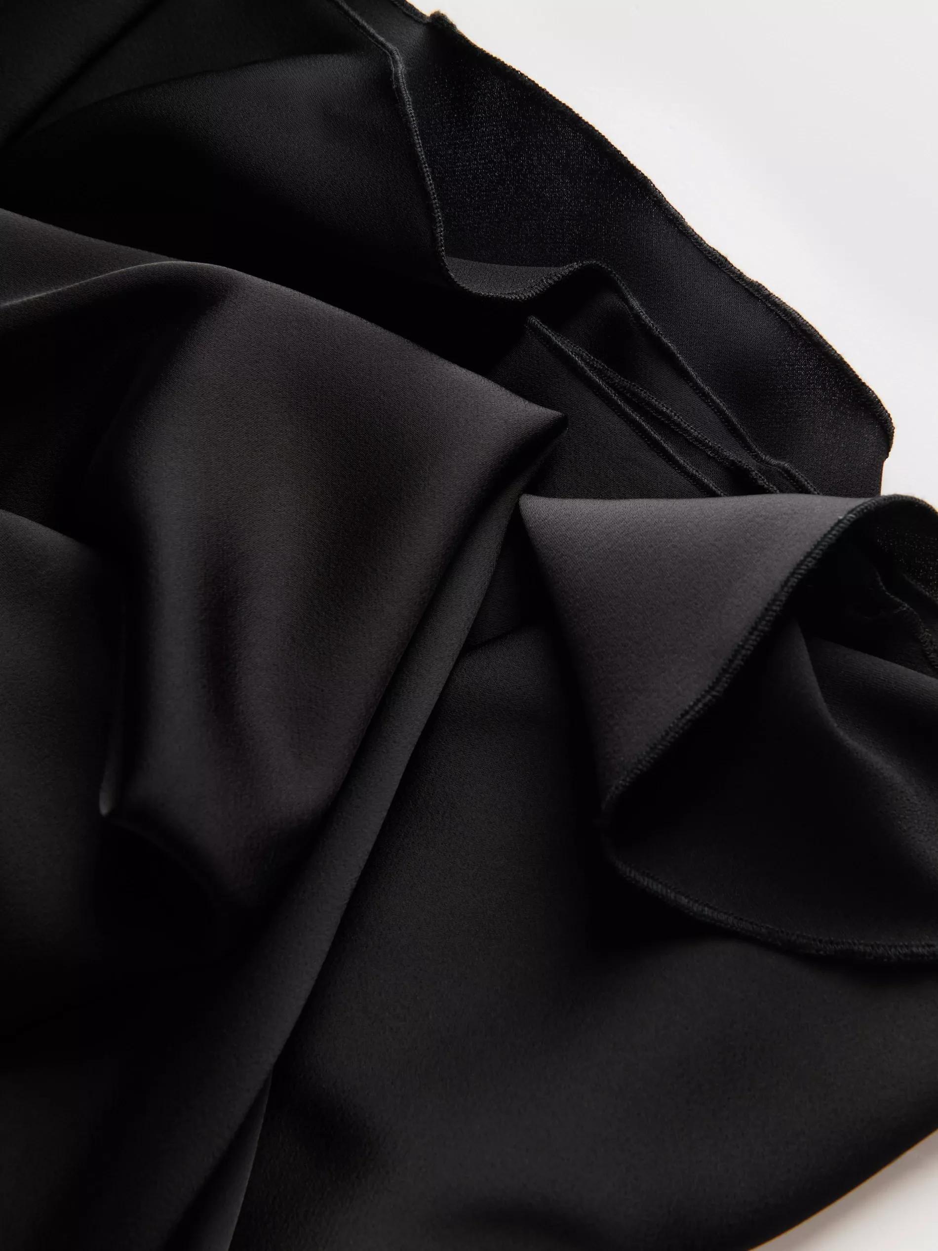 Black Midi Skirt, Black, large image number 10