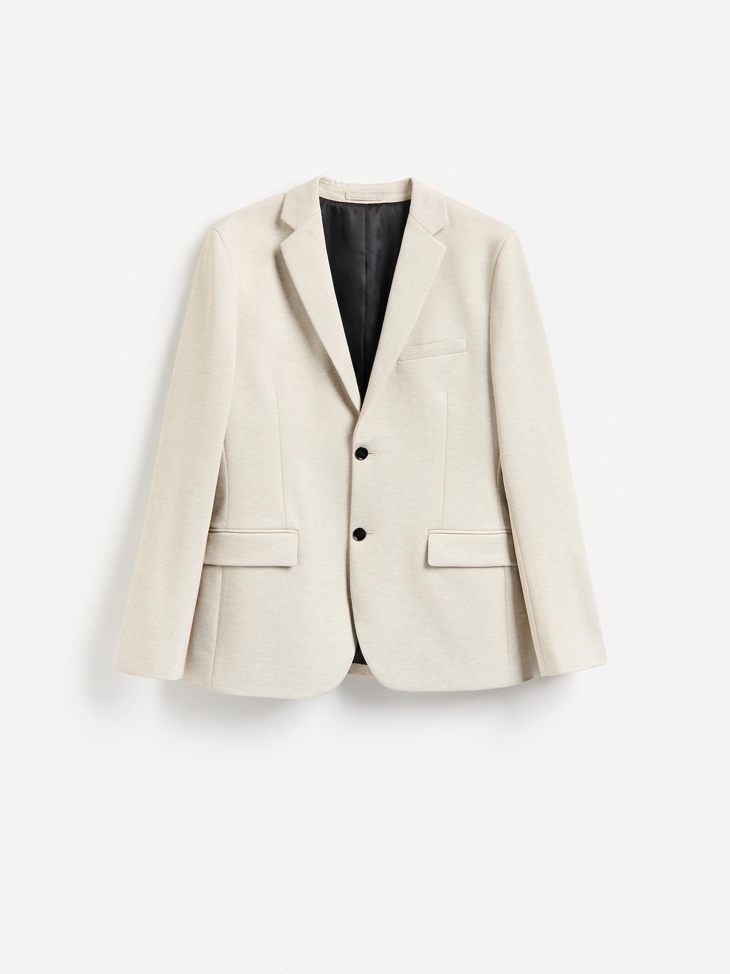 MEN`S BLAZER SAND, Beige, large image number 4