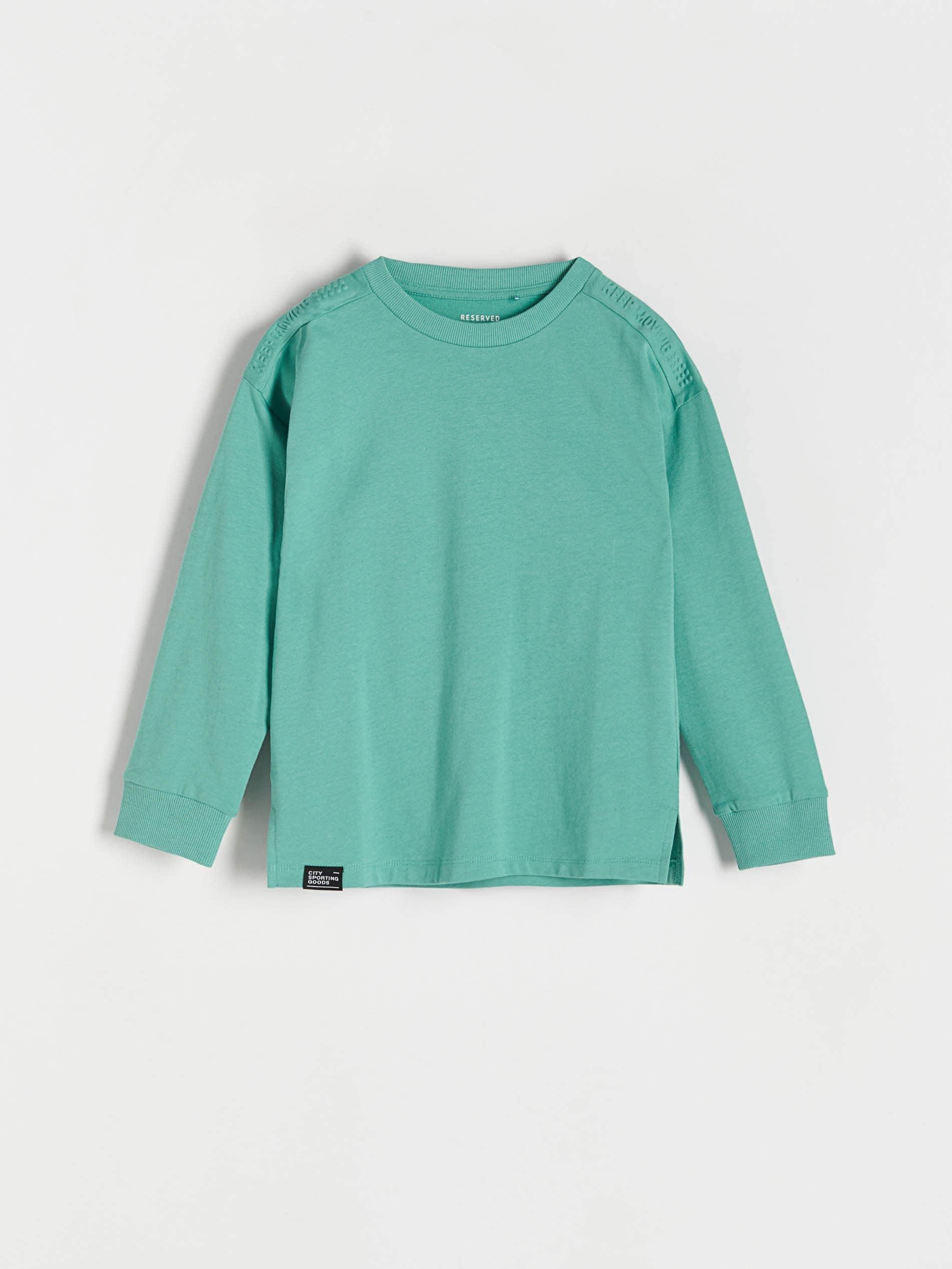 Green Round Neck T-Shirt, Kids Boys, , large image number 0