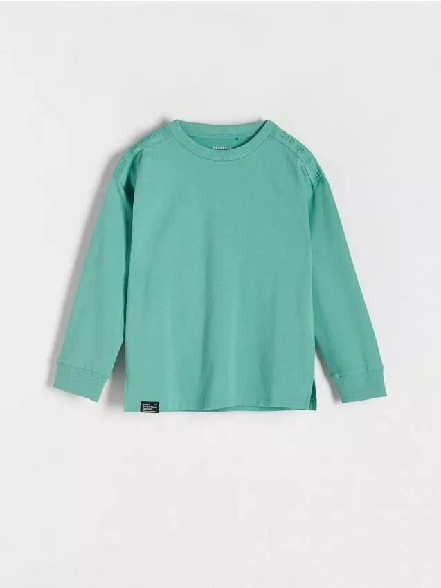 Green Round Neck T-Shirt, Kids Boys, , large image number 1