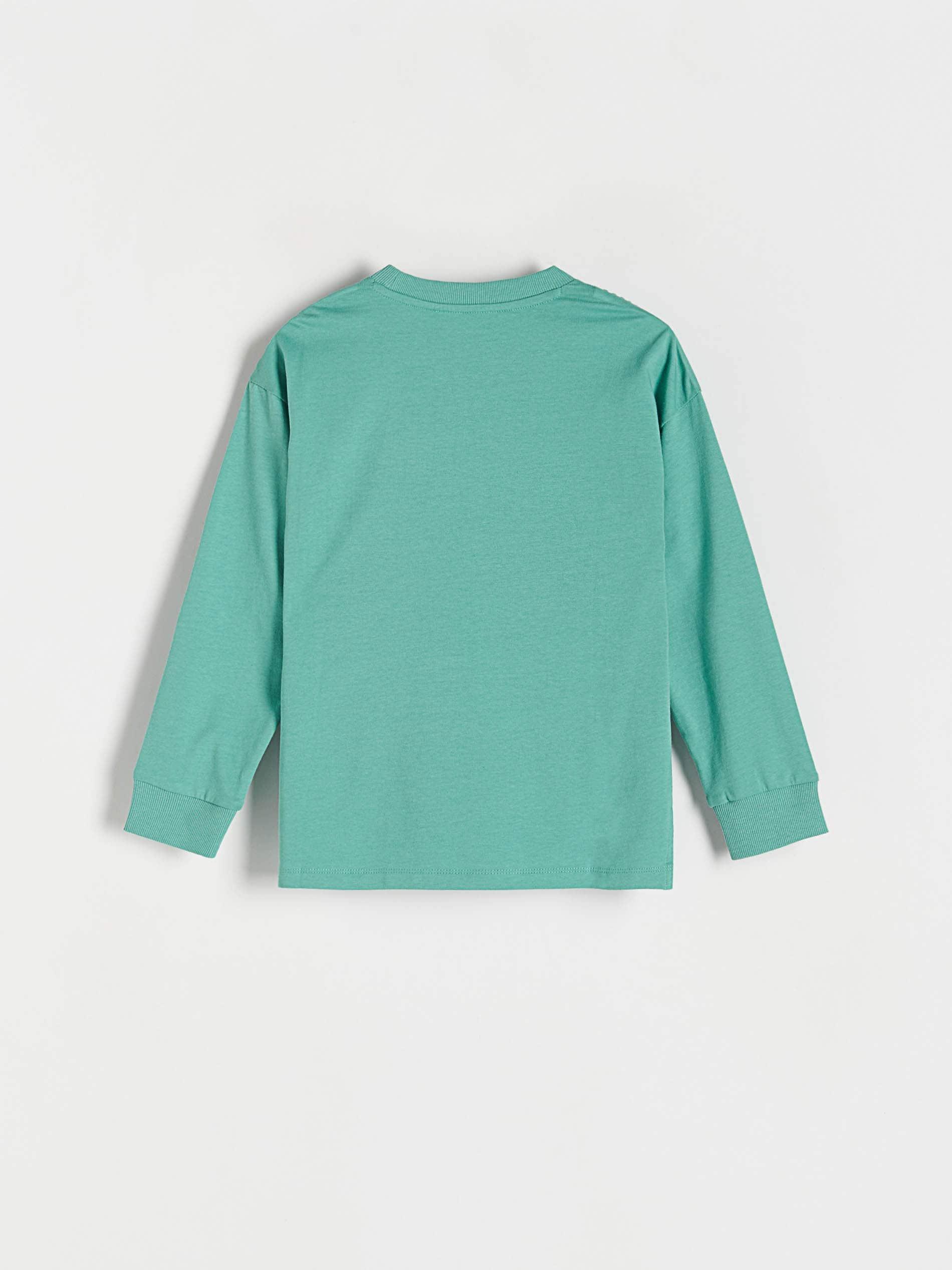 Green Round Neck T-Shirt, Kids Boys, , large image number 2