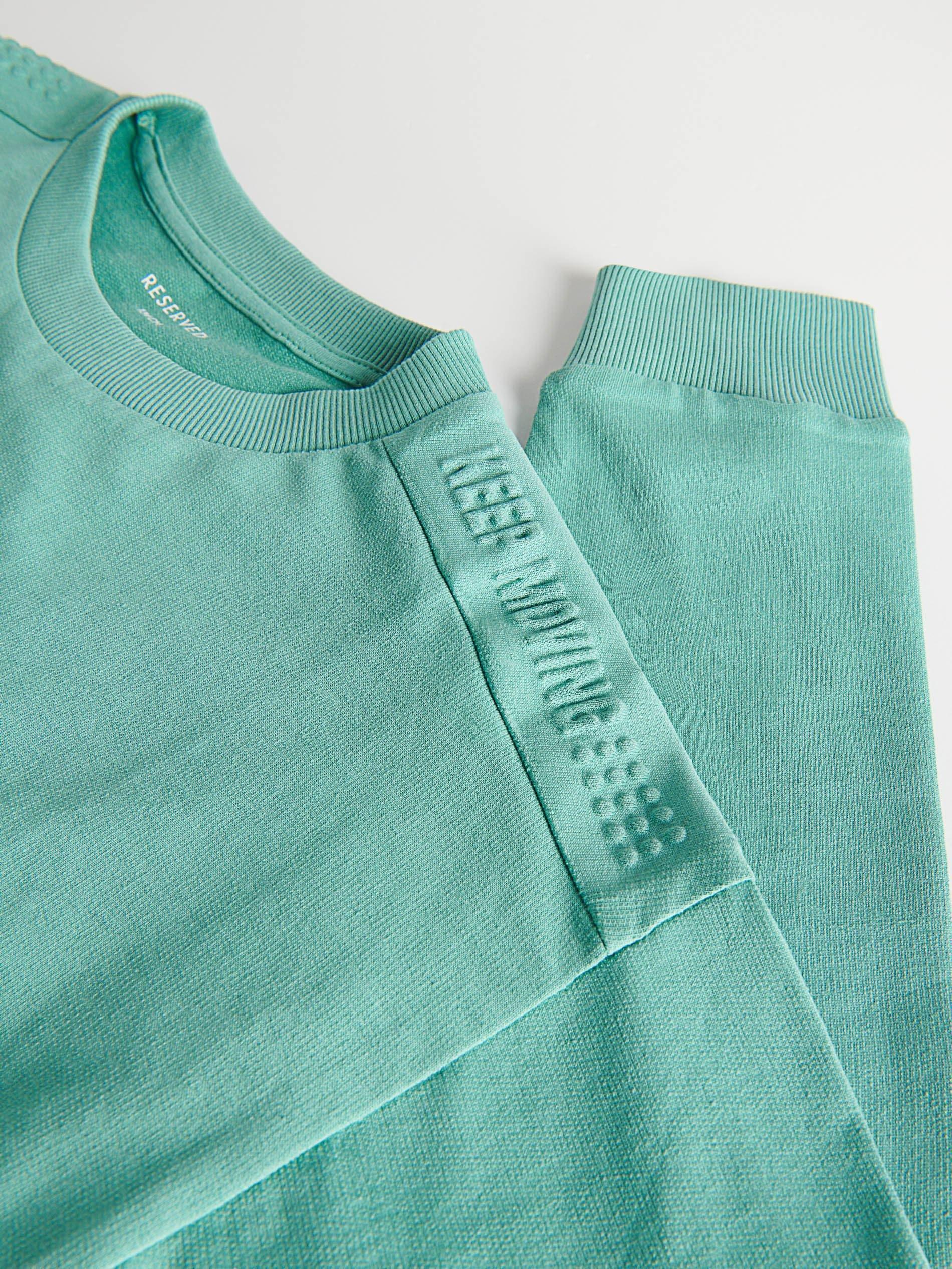 Green Round Neck T-Shirt, Kids Boys, , large image number 5