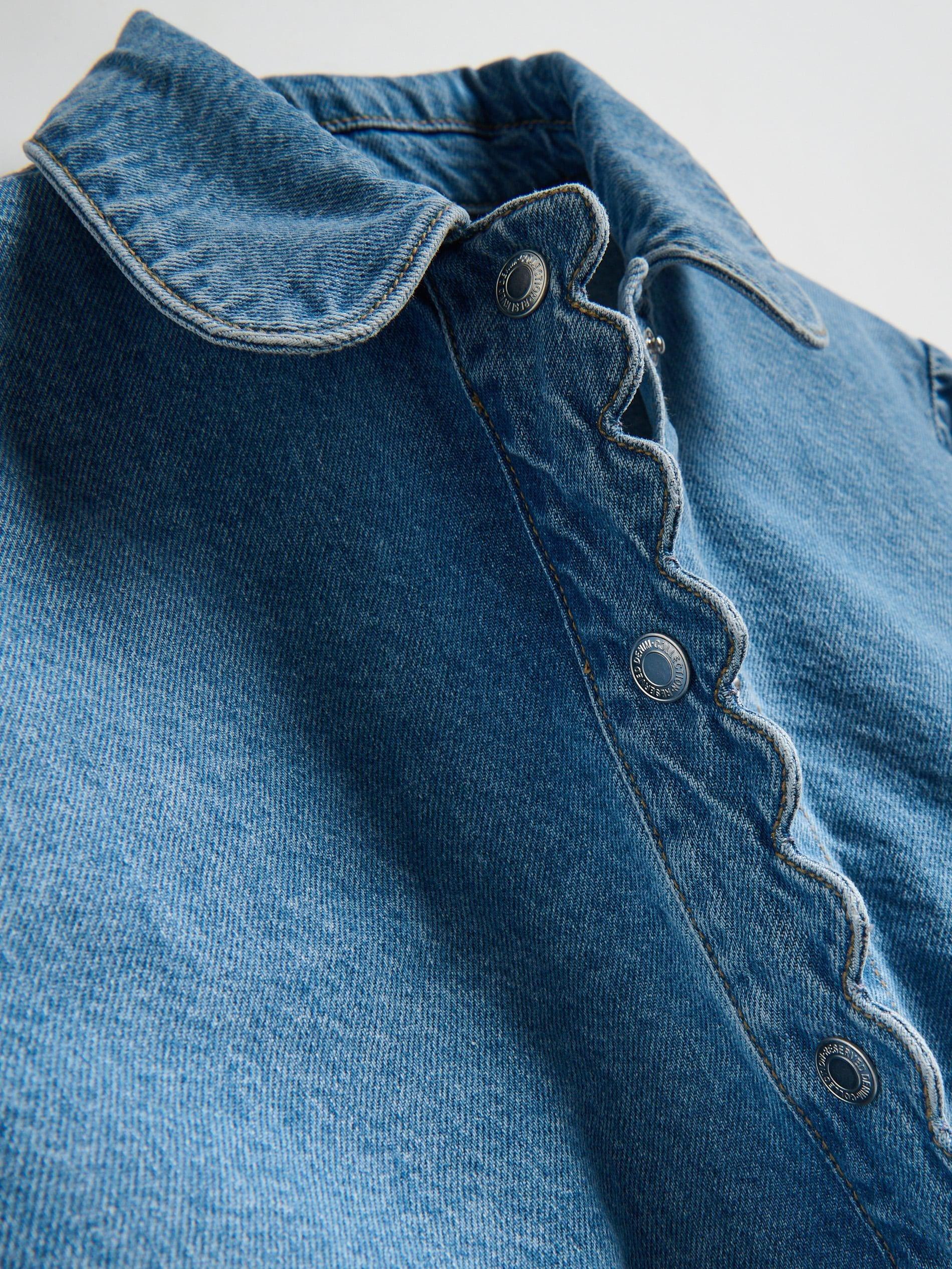 Blue Denim Jacket, Blue, large image number 5