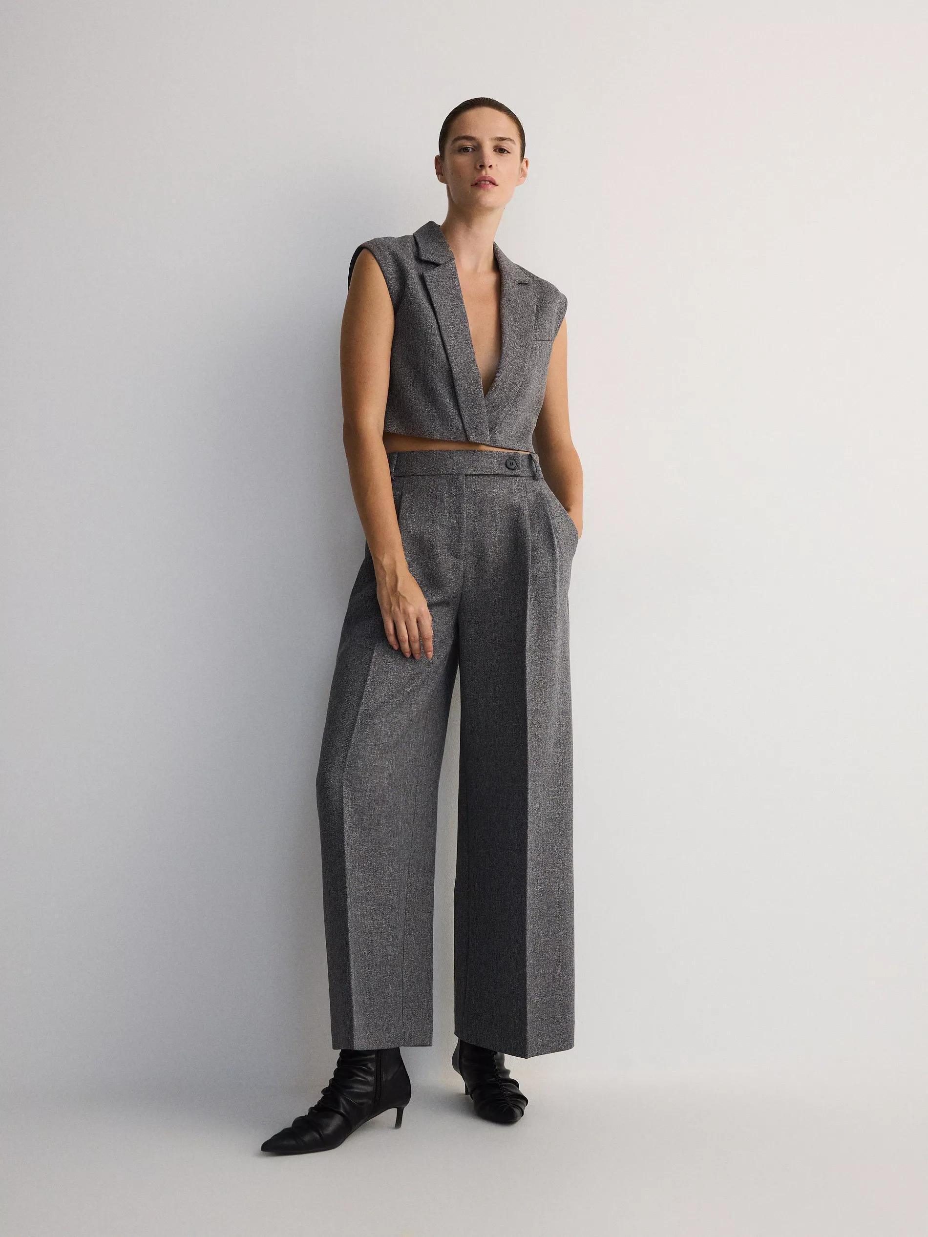 Grey Mottled Sweater, , large image number 2