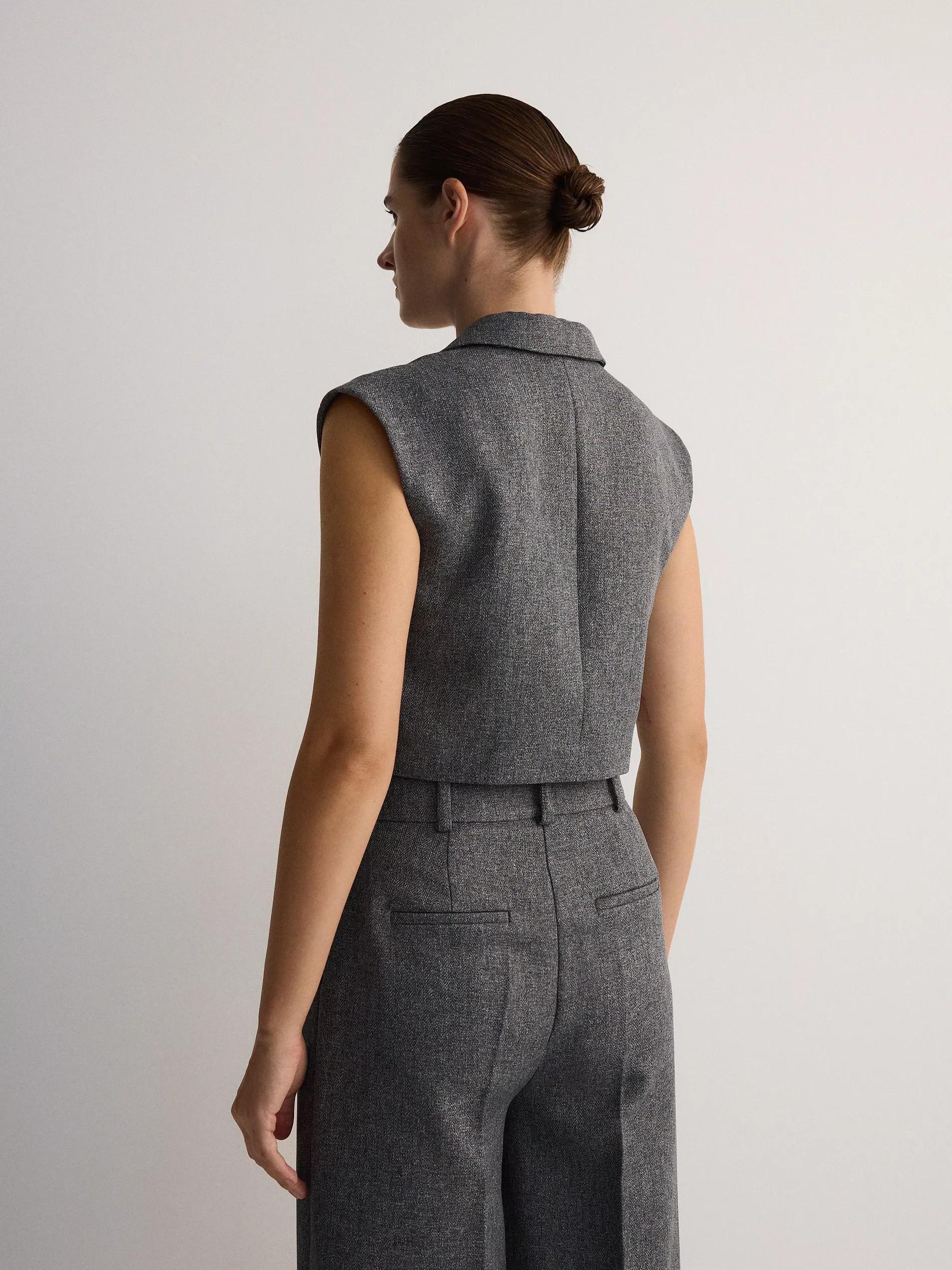 Grey Mottled Sweater, , large image number 3