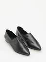 Reserved - Black Leather Loafers, Women