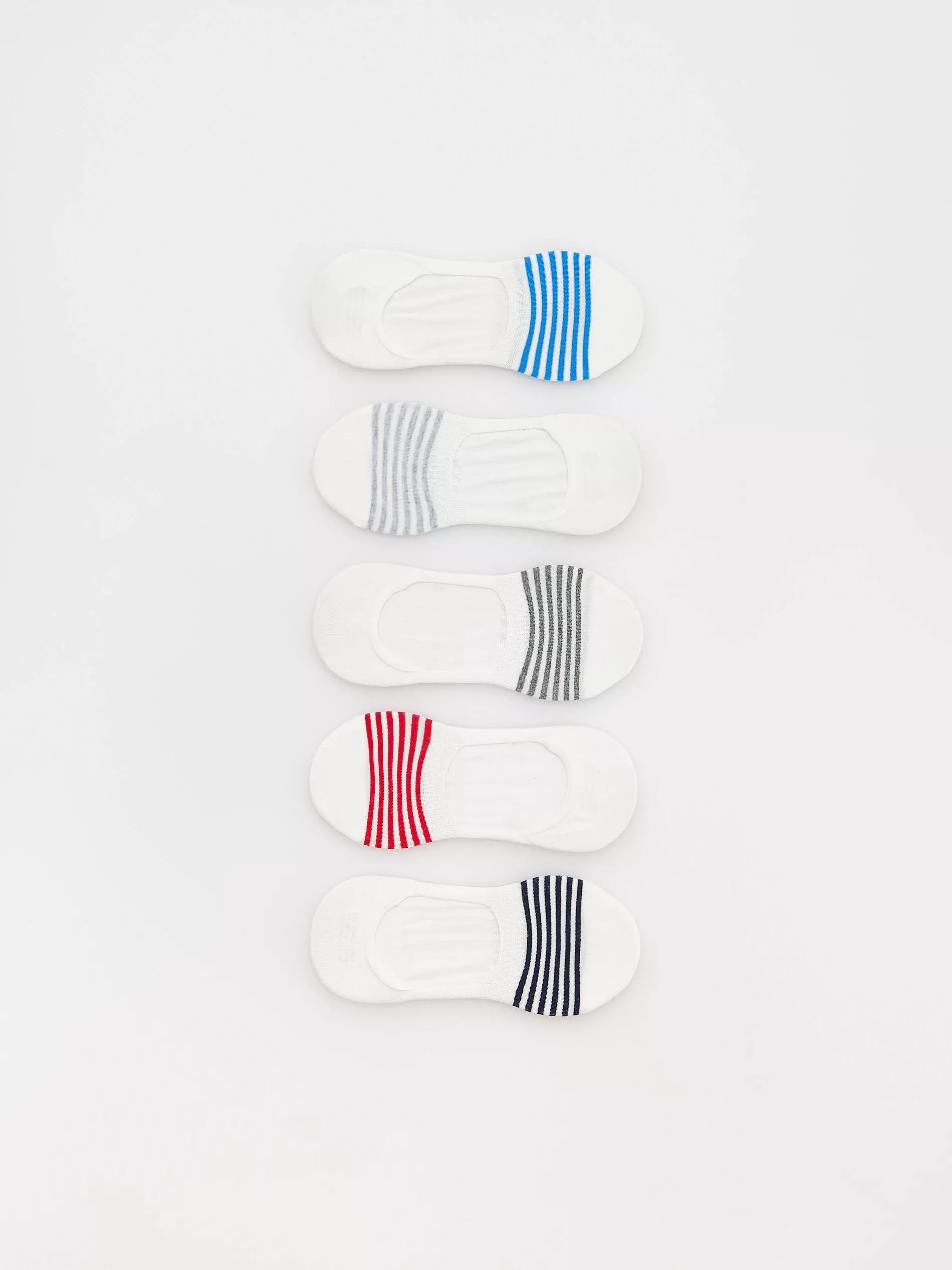 White Ankle Socks 5 Pack, , large image number 0